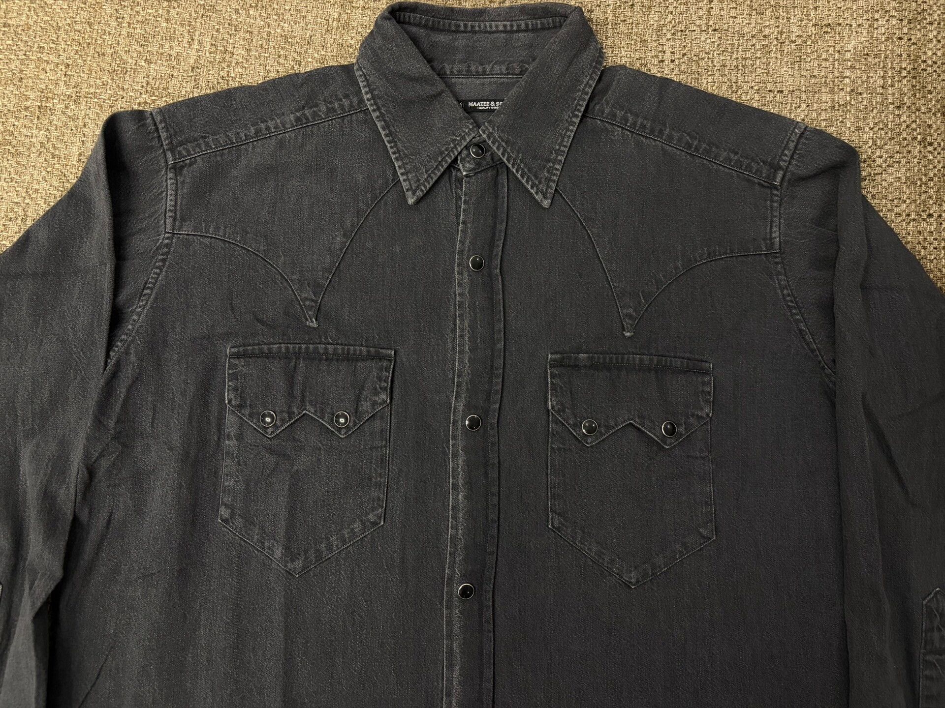 MAATEE & SONS MAATEE & SONS Western Denim Shirt Size US M / EU 48-50 / 2 - 3 Thumbnail