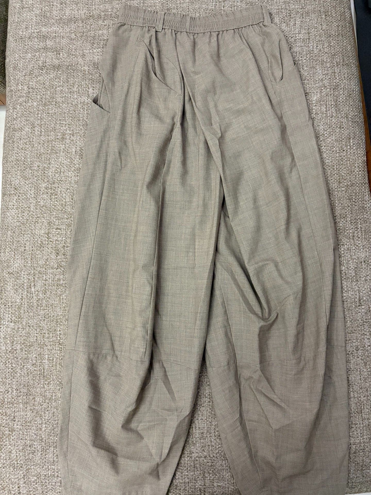 NAMESAKE Namesake Wool Diagonal Placket Trousers Size US 32 / EU 48 - 2 Thumbnail