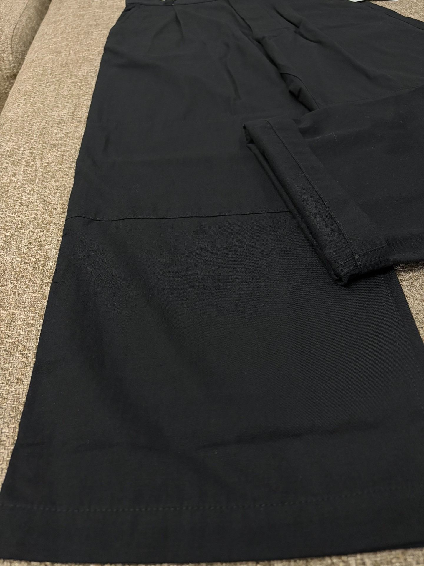 ATON ATON COTTON VOILE SATIN WIDE PANTS Size 40" / US 18 - 3 Thumbnail
