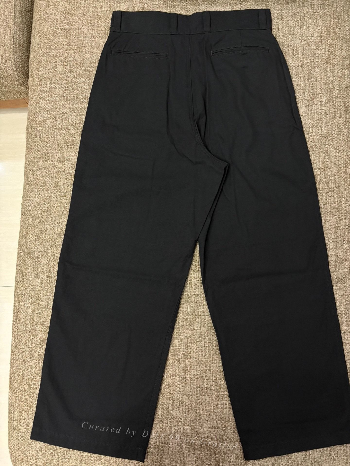 ATON ATON COTTON VOILE SATIN WIDE PANTS Size 40" / US 18 - 2 Thumbnail