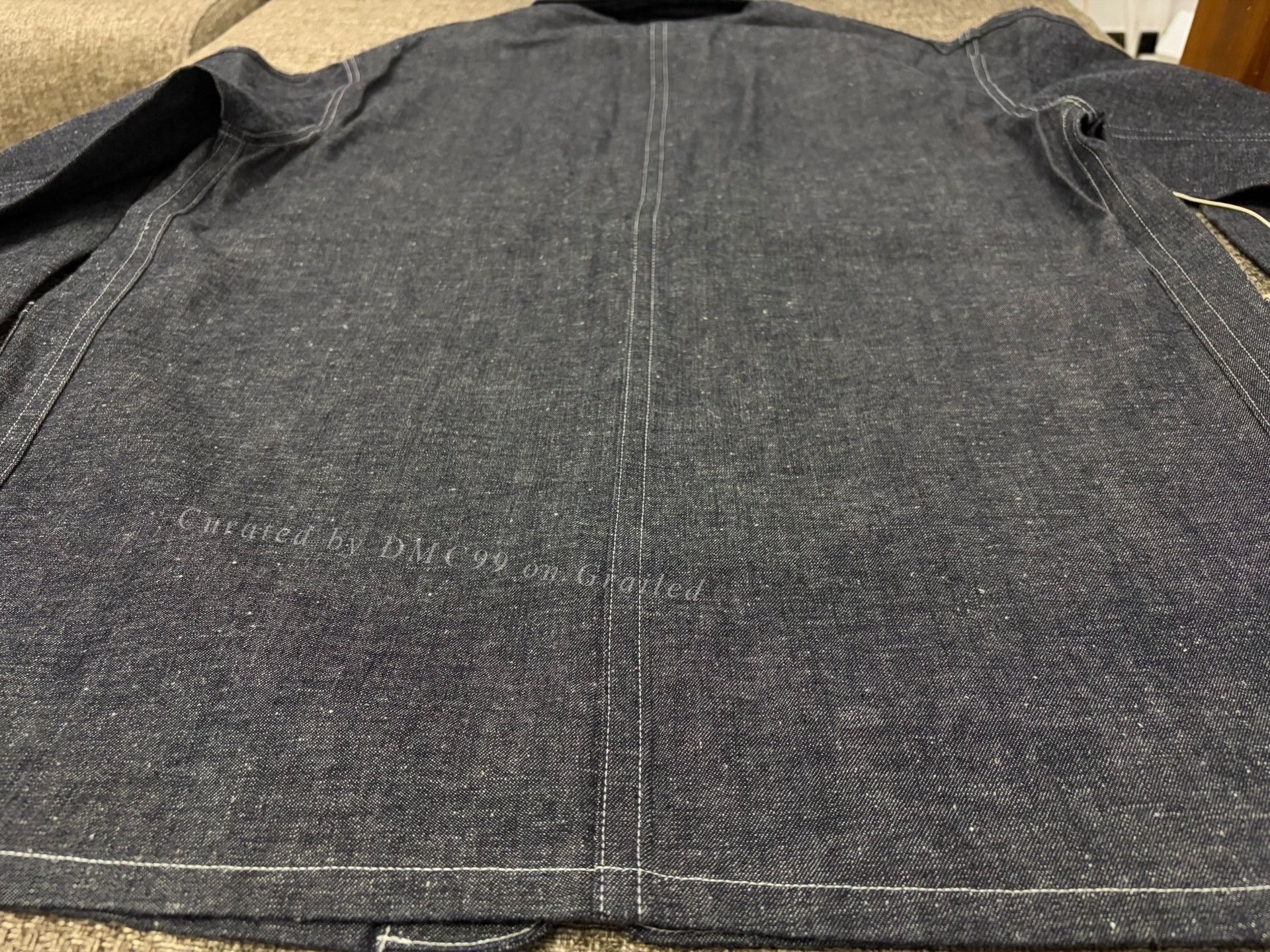 Taiga Takahashi T.T Taiga Takahashi 26SS Raw Denim Work Jacket Size US XS / EU 42 / 0 - 8 Thumbnail