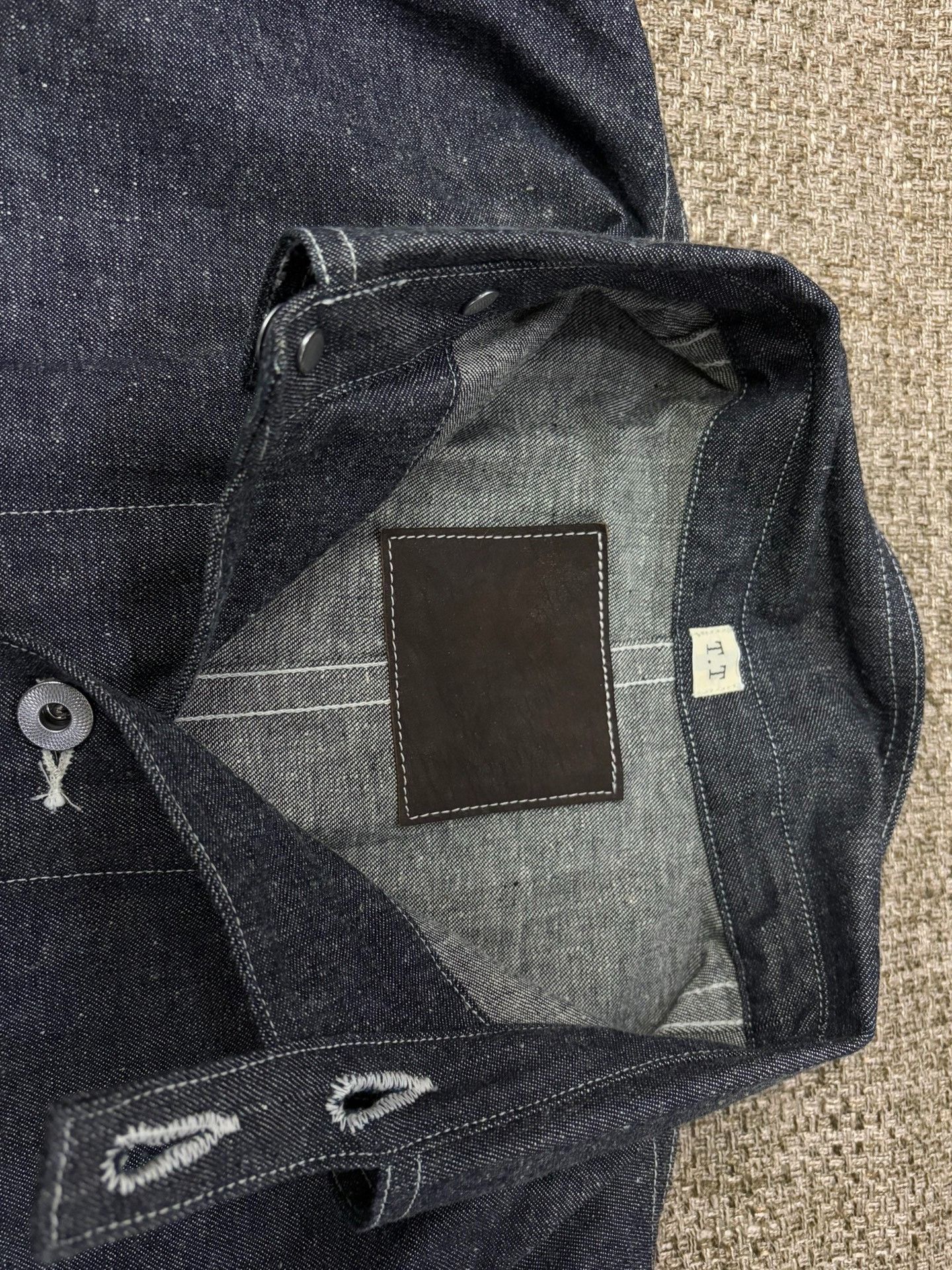 Taiga Takahashi T.T Taiga Takahashi 26SS Raw Denim Work Jacket Size US XS / EU 42 / 0 - 6 Thumbnail