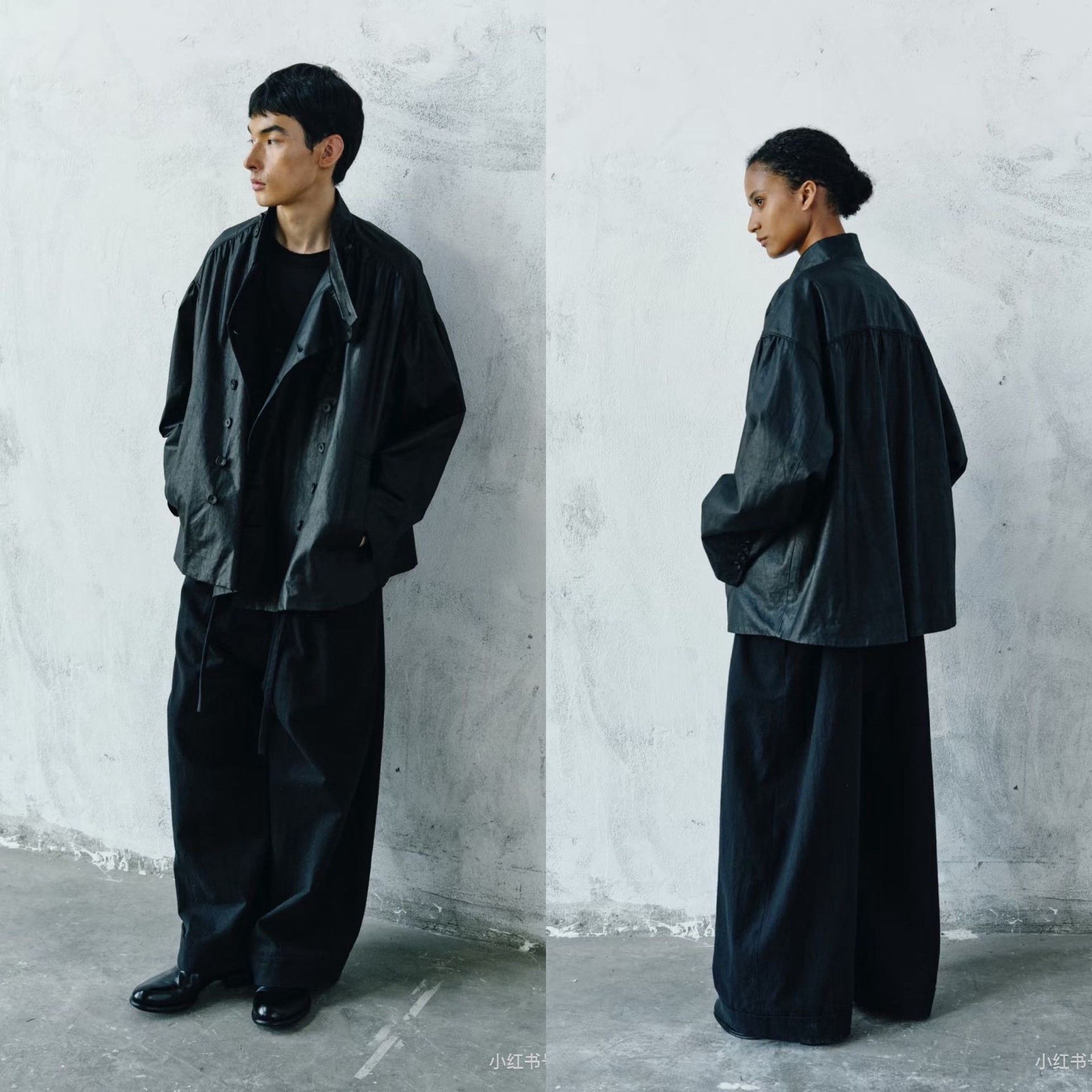 ato Wax Coated Matte Double-Breasted Trench Coat Size US M / EU 48-50 / 2 - 9 Thumbnail