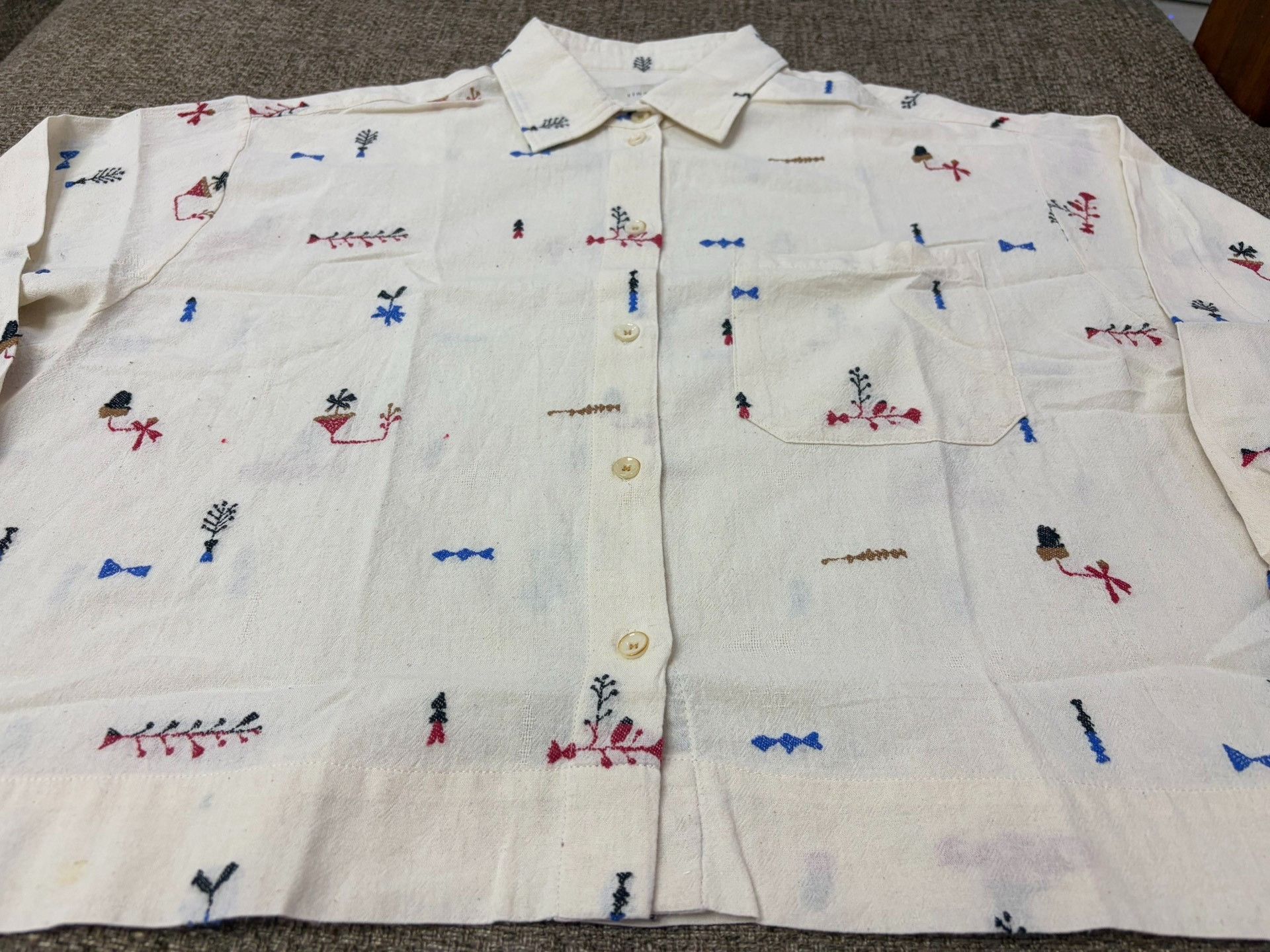 Other Tinsels French Embroidery Long Sleeve Shirt Size S / US 4 / IT 40 - 4 Thumbnail