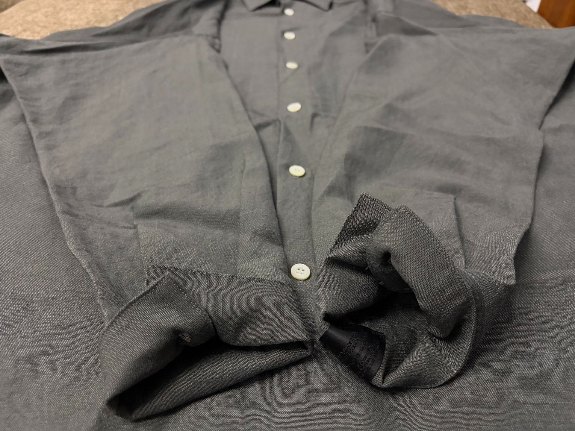 N.Hoolywood N.HOOLYWOOD Oversized Wool Casual Shirt Size US M / EU 48-50 / 2 - 4 Thumbnail