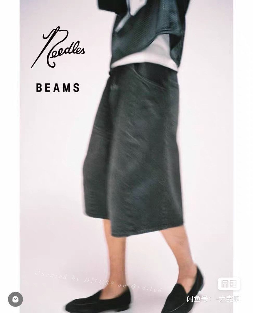 Needles Needles x Beams Washed Denim Shorts Size US 32 / EU 48 - 7 Thumbnail