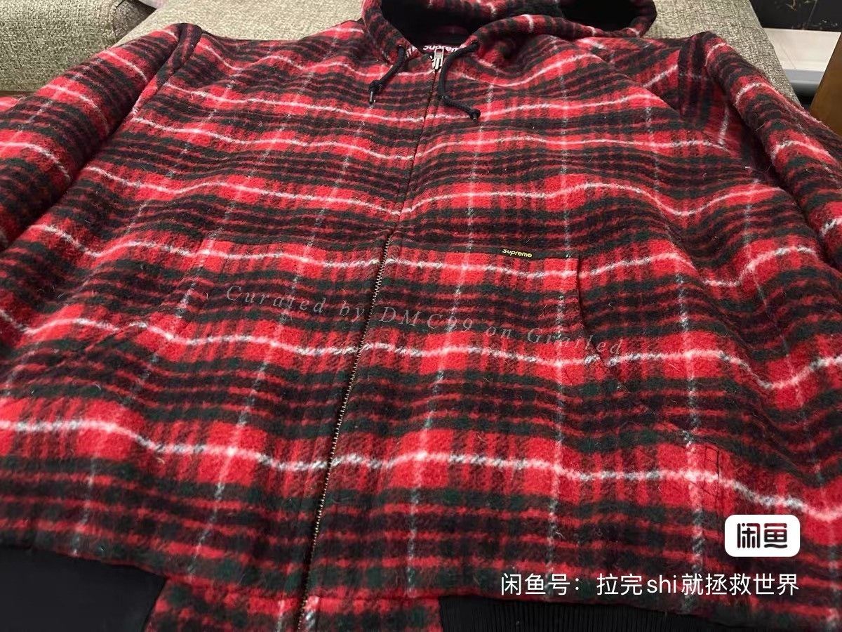 Supreme Supreme Plaid Wool Hooded Jacket Size XL / US 12-14 / IT 48-50 - 3 Thumbnail
