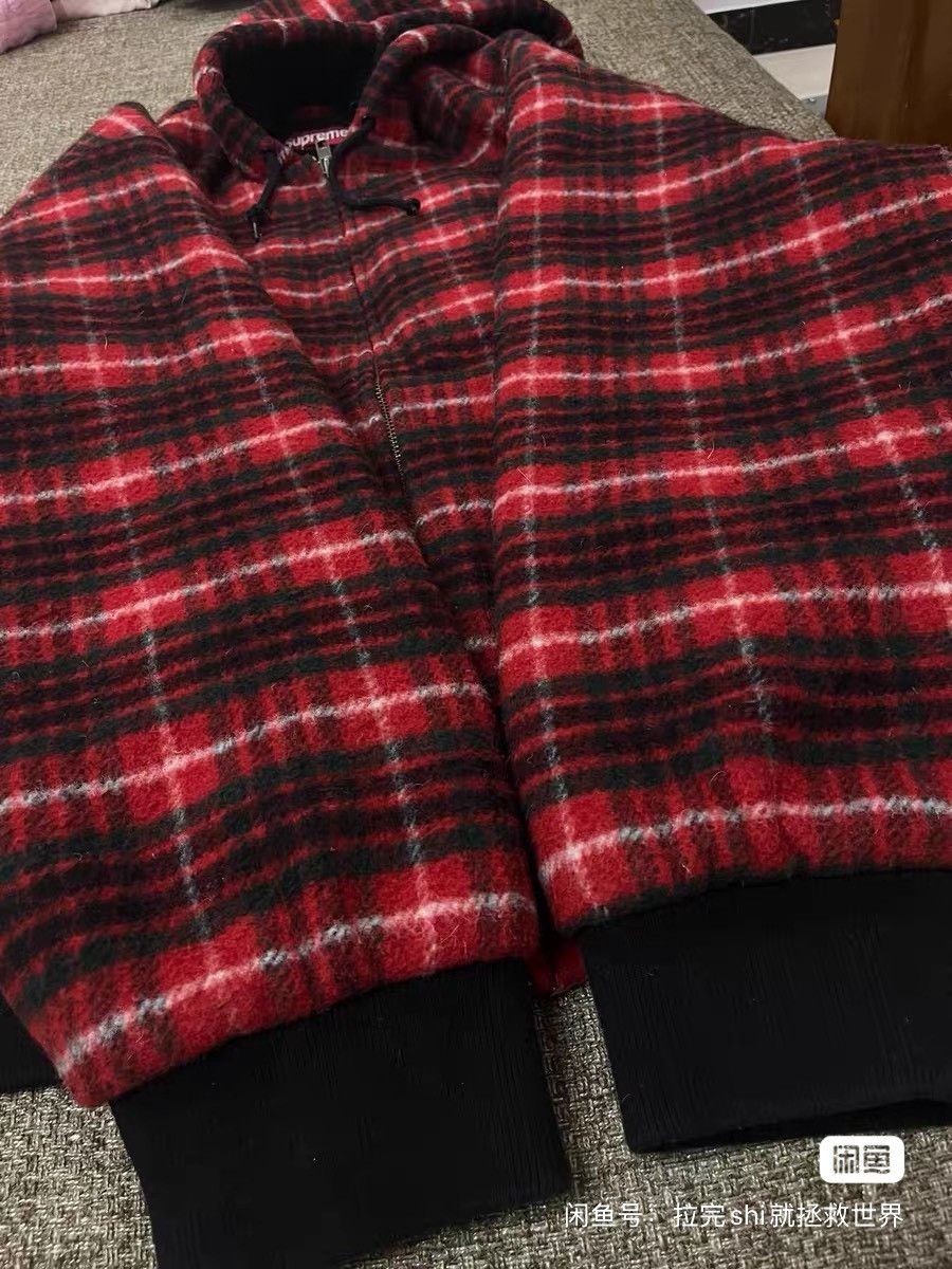 Supreme Supreme Plaid Wool Hooded Jacket Size XL / US 12-14 / IT 48-50 - 4 Thumbnail