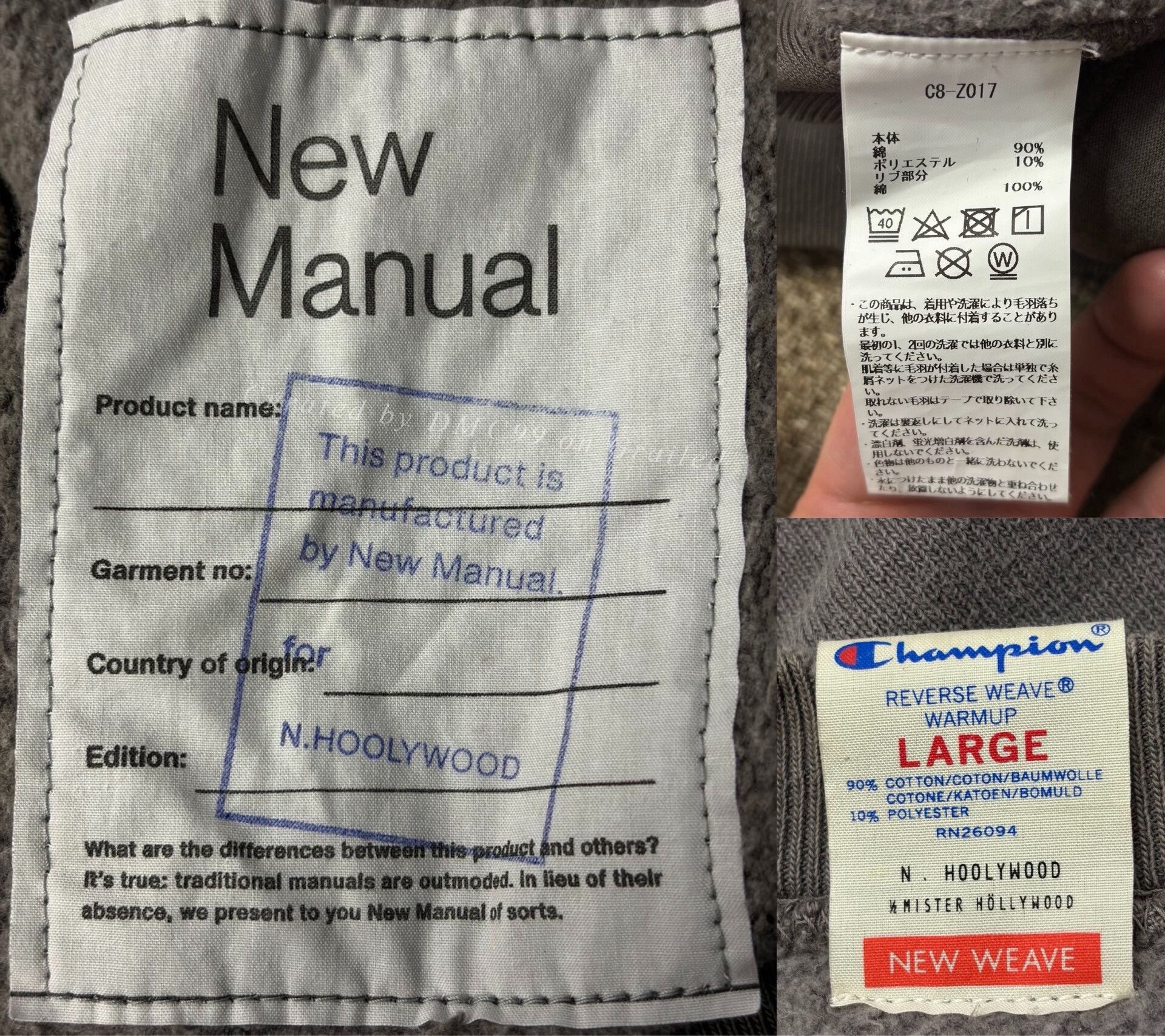 N.Hoolywood N.Hoolywood x New Manual x Champion Isetan Limited Size US L / EU 52-54 / 3 - 8 Thumbnail