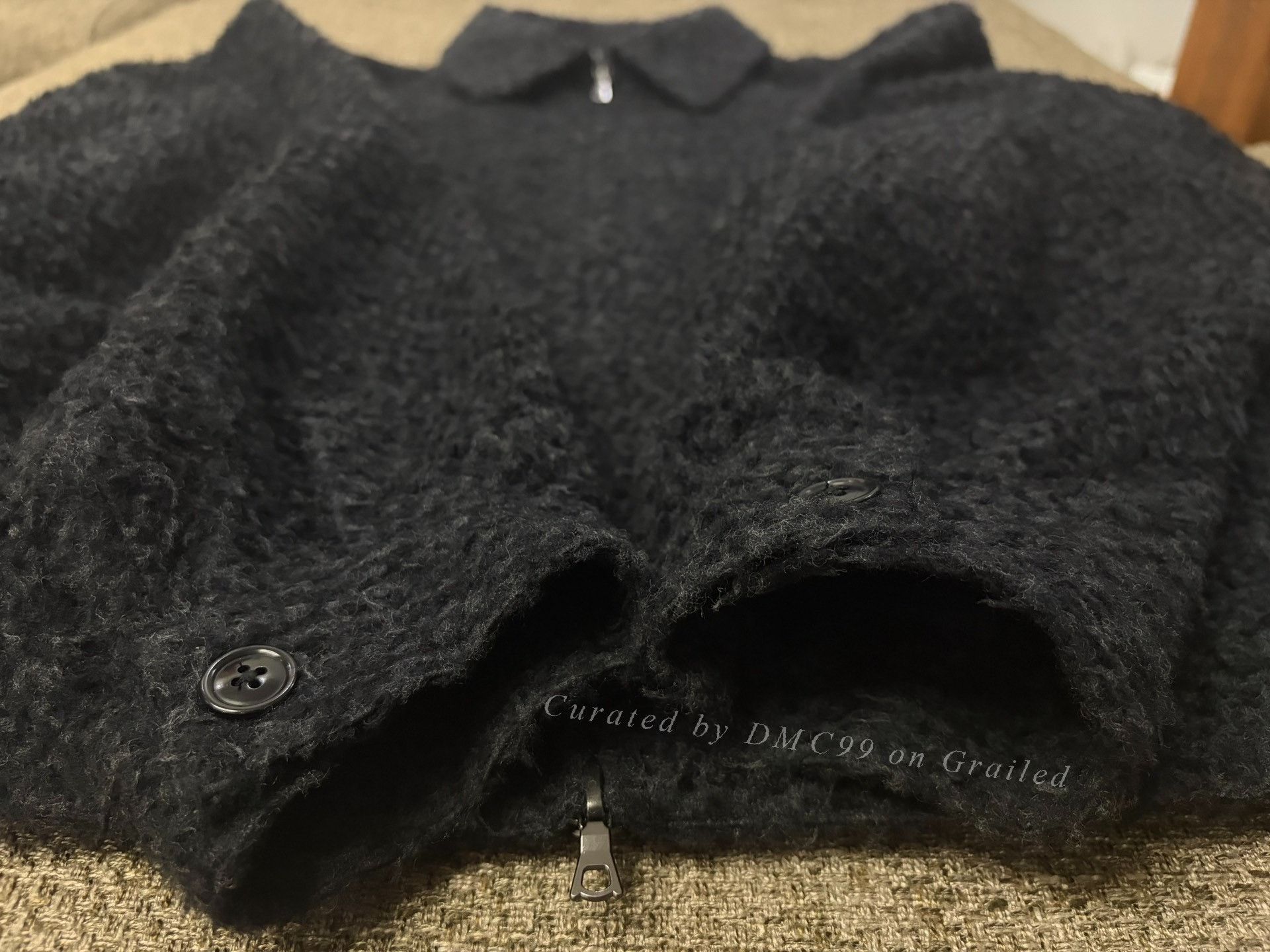 blurhms blurhms Wool Zip Brushed Jacket Size US M / EU 48-50 / 2 - 5 Thumbnail
