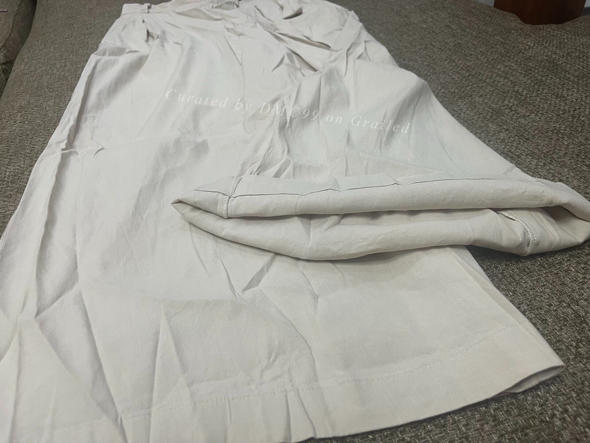 Other 1er Arrondissement 25SS Linen Blend Wide-Leg Pants Size 38" / US 16 / IT 52 - 4 Thumbnail