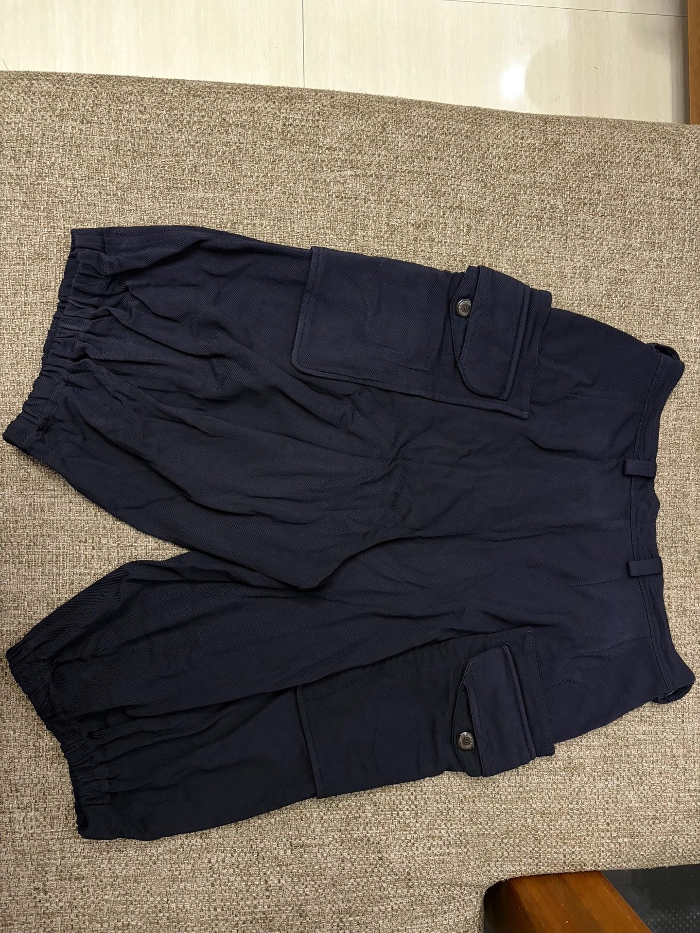 Kiko Kostadinov Kiko Kostadinov Kreuk Cropped Pants Size US 32 / EU 48 - 2 Thumbnail