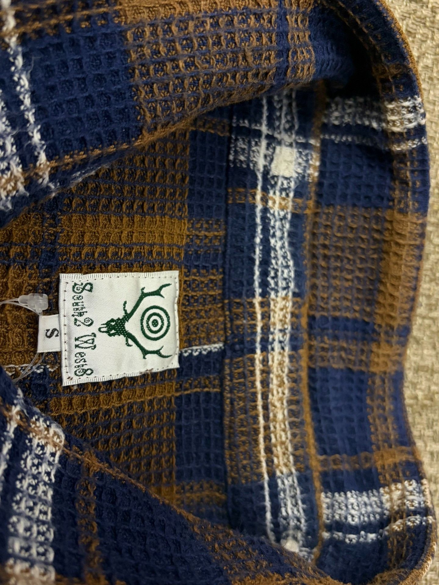 South2 West8 SOUTH2 WEST8 Four-Pocket Patchwork Flannel Shirt Size US S / EU 44-46 / 1 - 5 Thumbnail