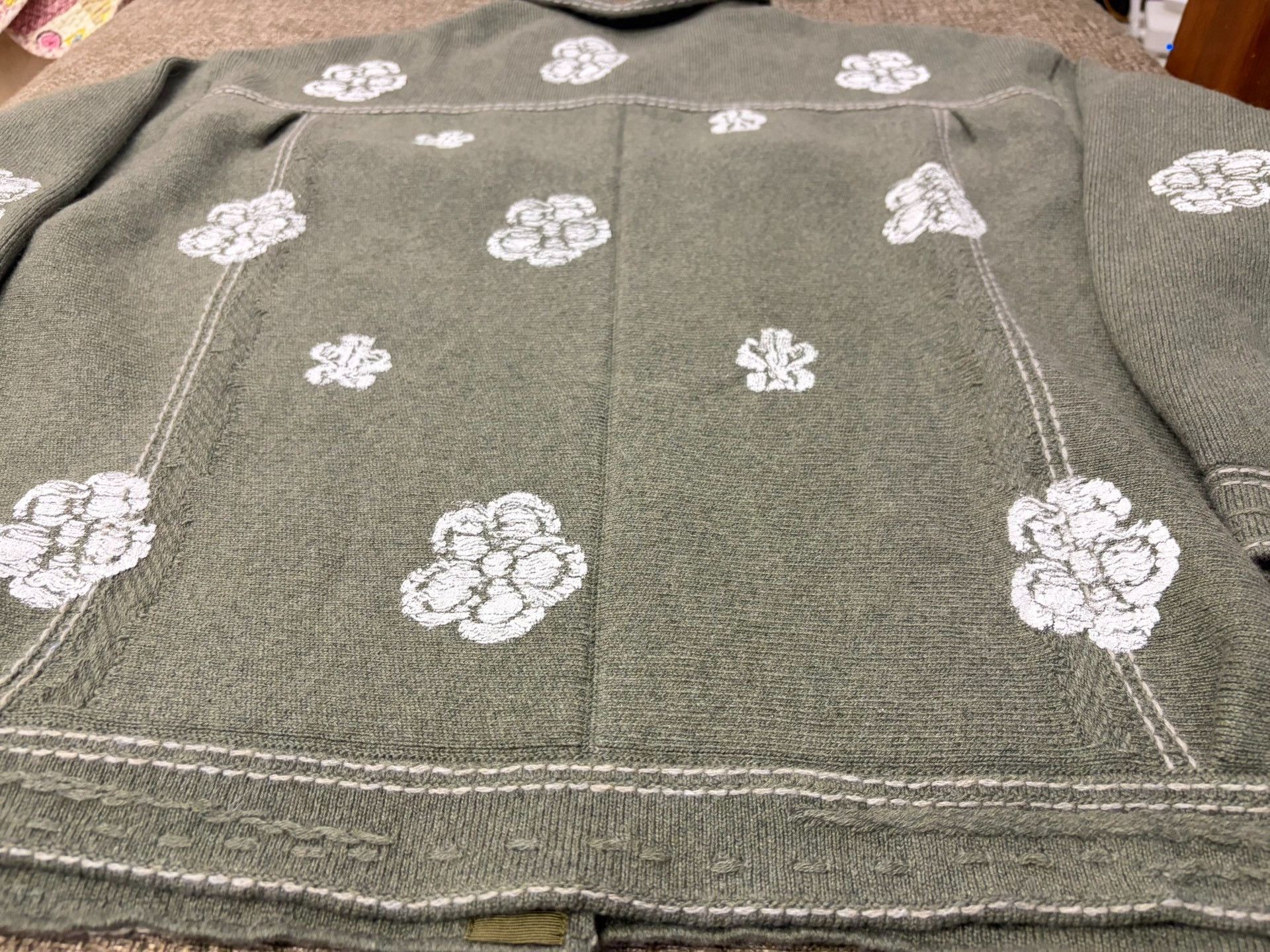 Barrie Barrie GDragon Floral Cashmere Blend Jacket Size US M / EU 48-50 / 2 - 6 Thumbnail