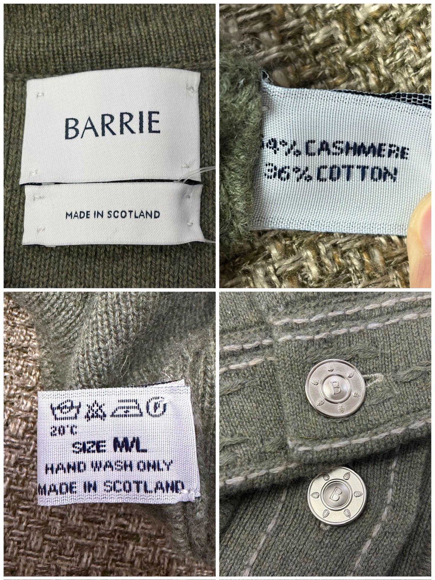 Barrie Barrie GDragon Floral Cashmere Blend Jacket Size US M / EU 48-50 / 2 - 7 Thumbnail