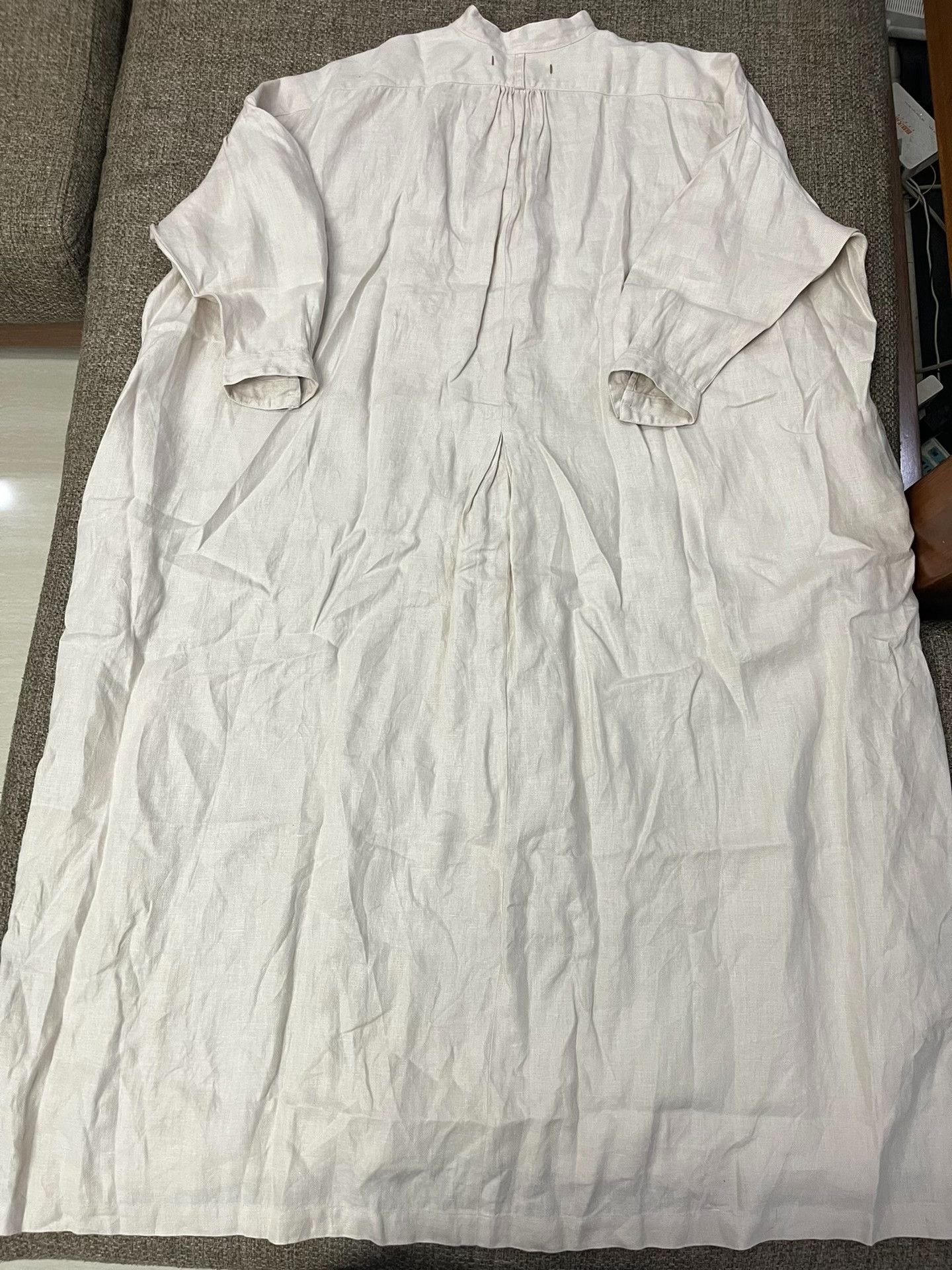 KIJIMA TAKAYUKI Suzuki Takayuki Linen Twill Dress Size S / US 4 / IT 40 - 2 Thumbnail