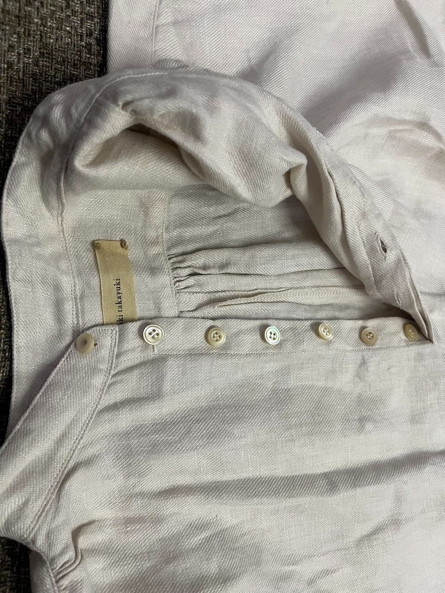 KIJIMA TAKAYUKI Suzuki Takayuki Linen Twill Dress Size S / US 4 / IT 40 - 5 Thumbnail