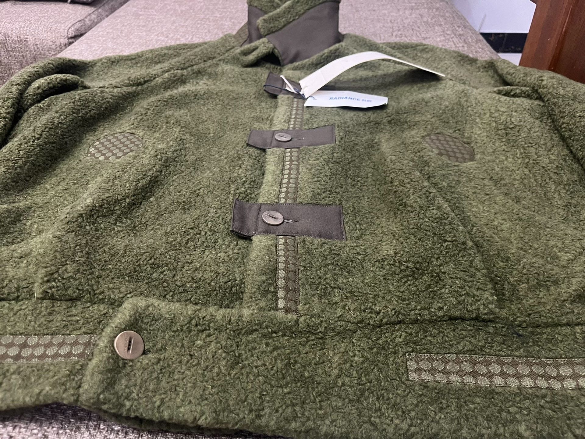 House Of The Very Islands INSULAiRE Moss Wool Fleece Jacket Size US XL / EU 56 / 4 - 3 Thumbnail