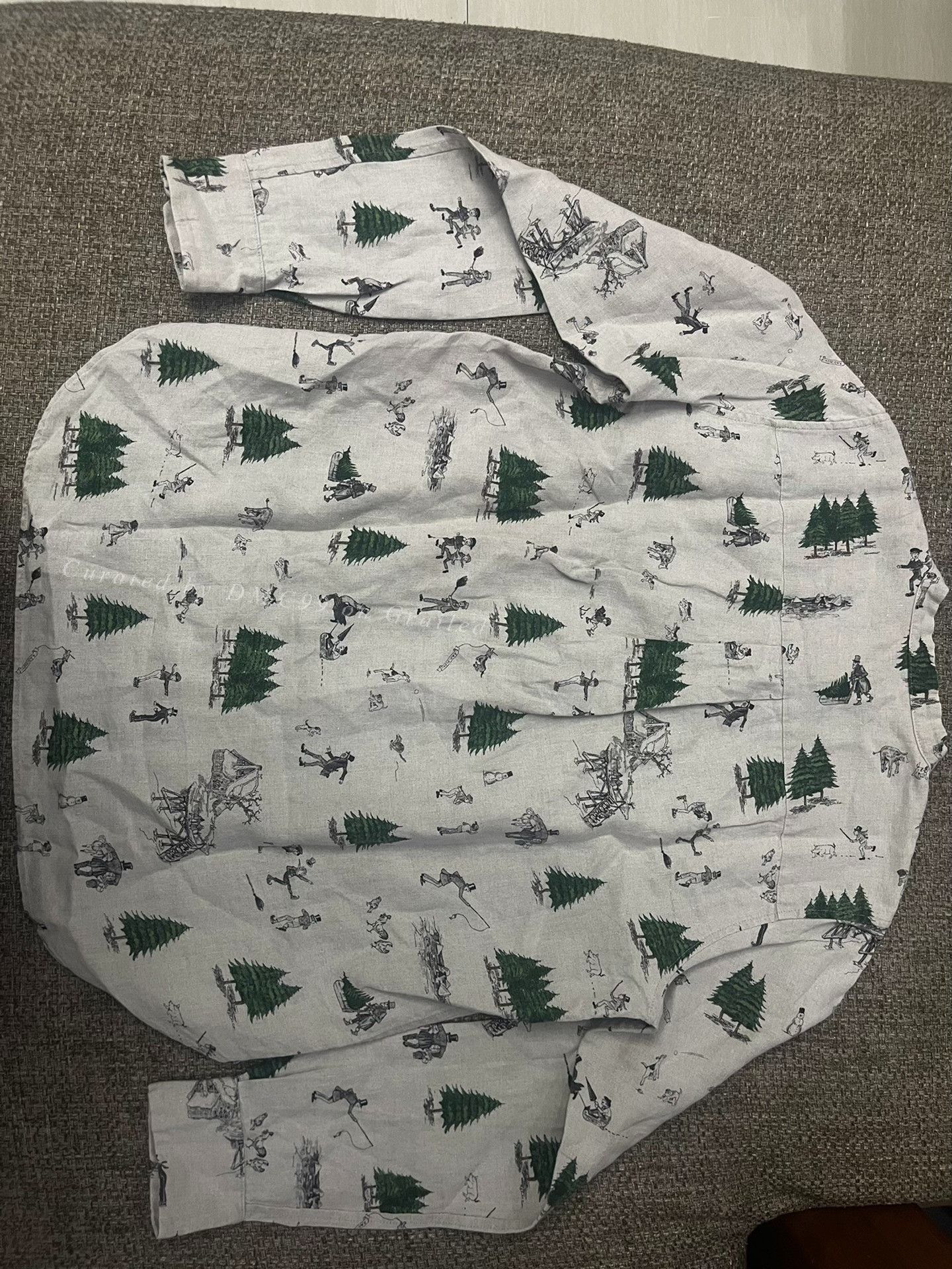Other R&D.M.Co Playful Print Linen Shirt Size US M / EU 48-50 / 2 - 2 Thumbnail