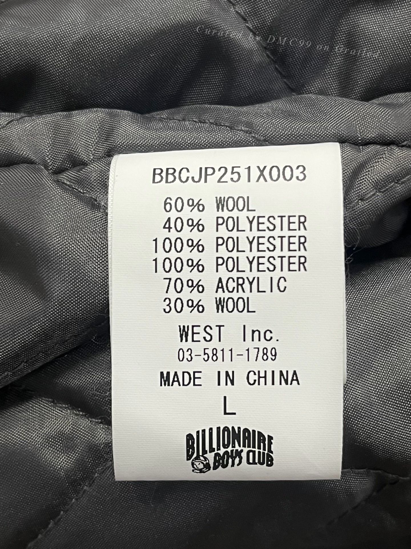 Billionaire Boys Club Bounty Hunter x BBC Embroidered Wool Jacket Size US L / EU 52-54 / 3 - 8 Thumbnail