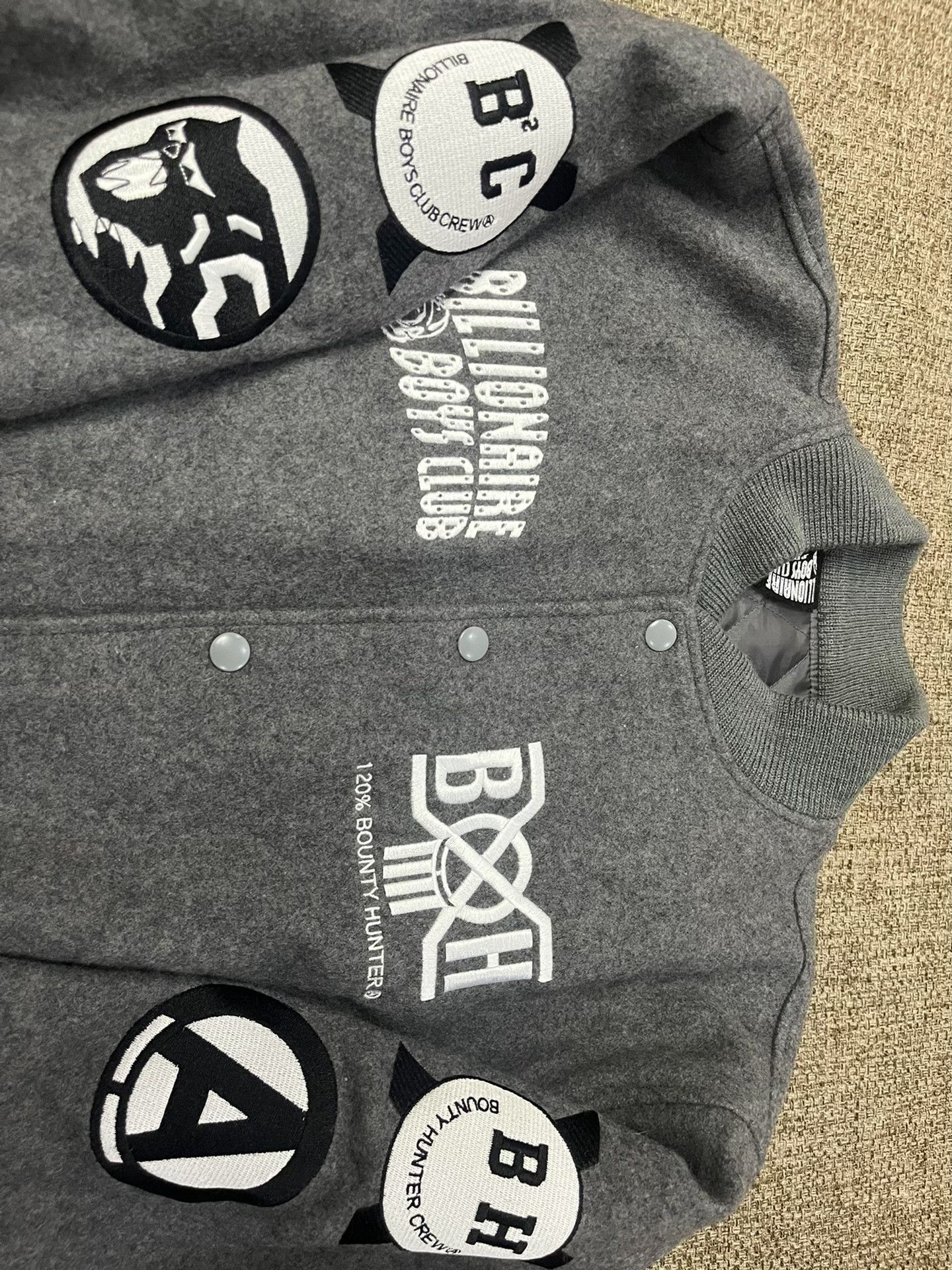 Billionaire Boys Club Bounty Hunter x BBC Embroidered Wool Jacket Size US L / EU 52-54 / 3 - 6 Thumbnail