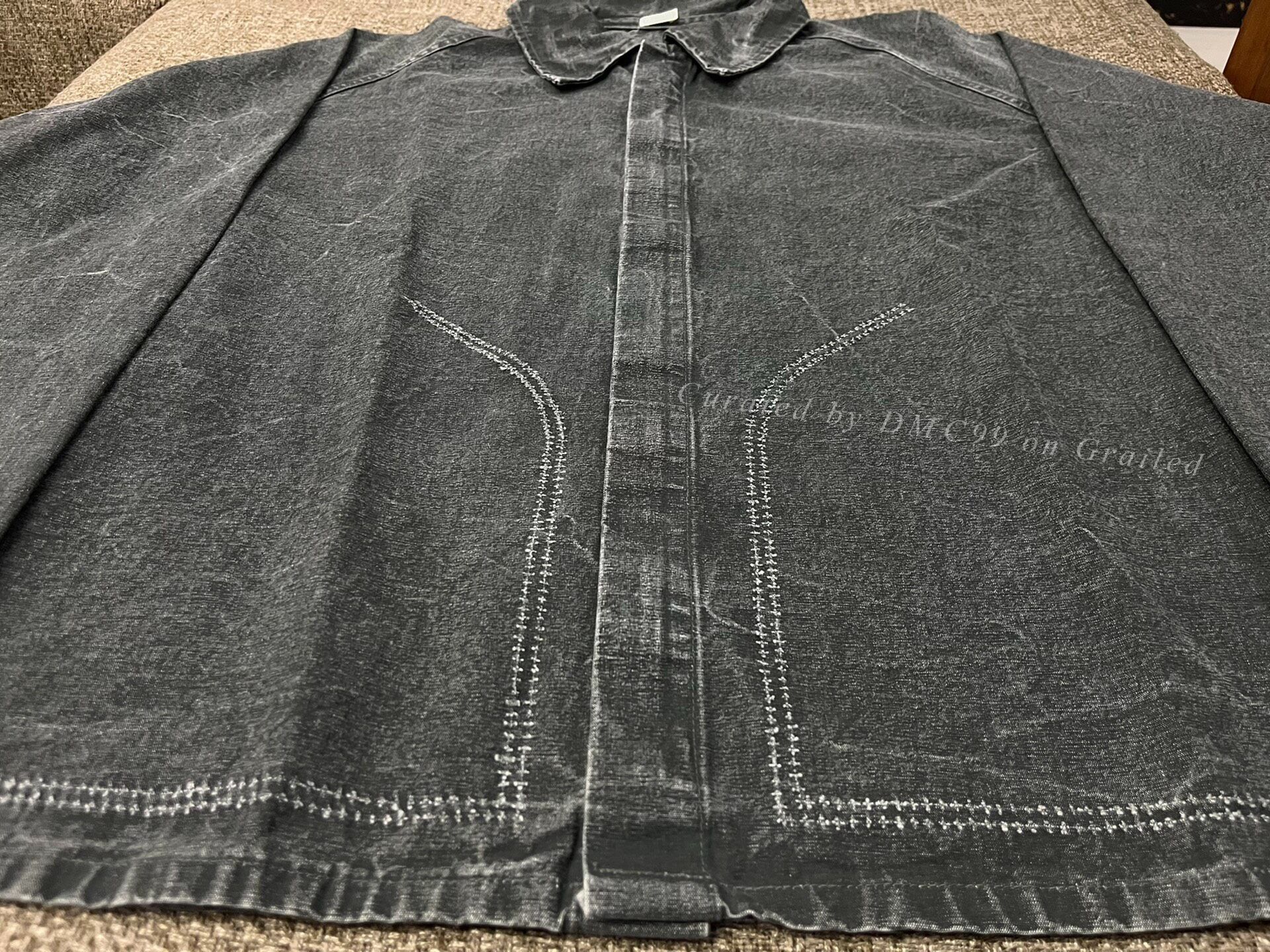 A.PRESSE A.presse 25ss Black Washed Safari Jacket Size US L / EU 52-54 / 3 - 3 Thumbnail