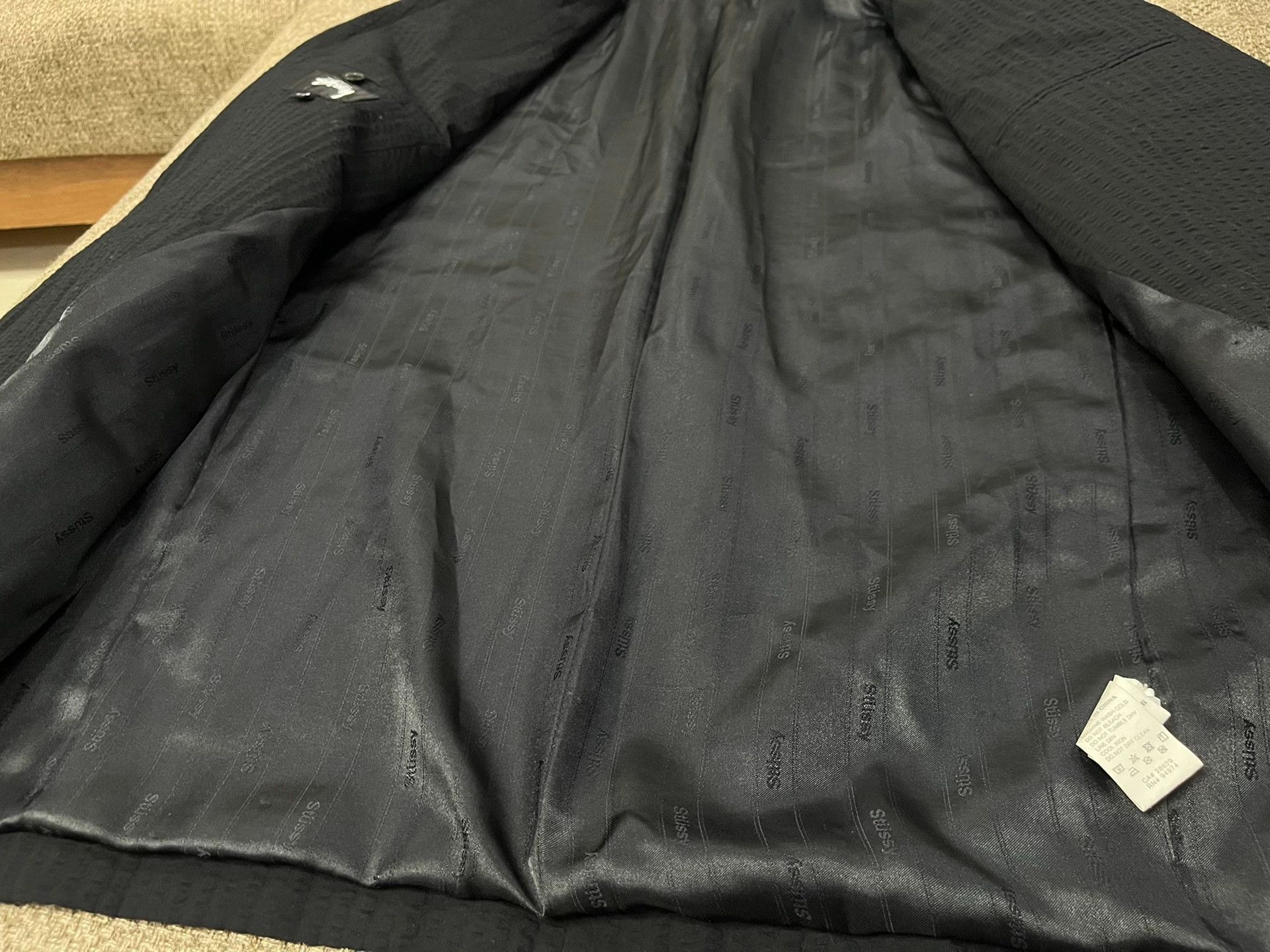 Stussy Stussy Seersucker Casual Drop-Shoulder Blazer Size US L / EU 52-54 / 3 - 4 Thumbnail