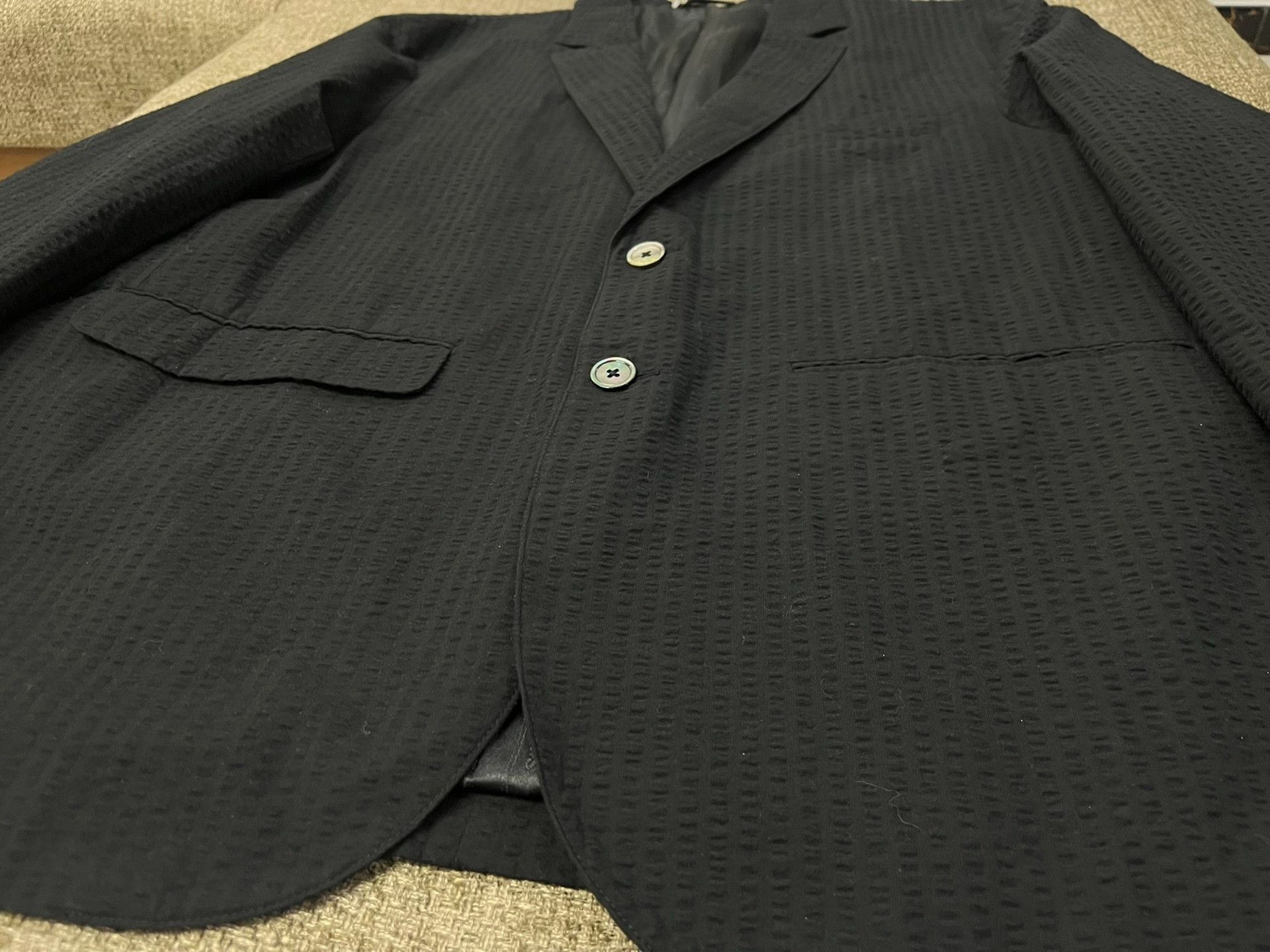 Stussy Stussy Seersucker Casual Drop-Shoulder Blazer Size US L / EU 52-54 / 3 - 5 Thumbnail