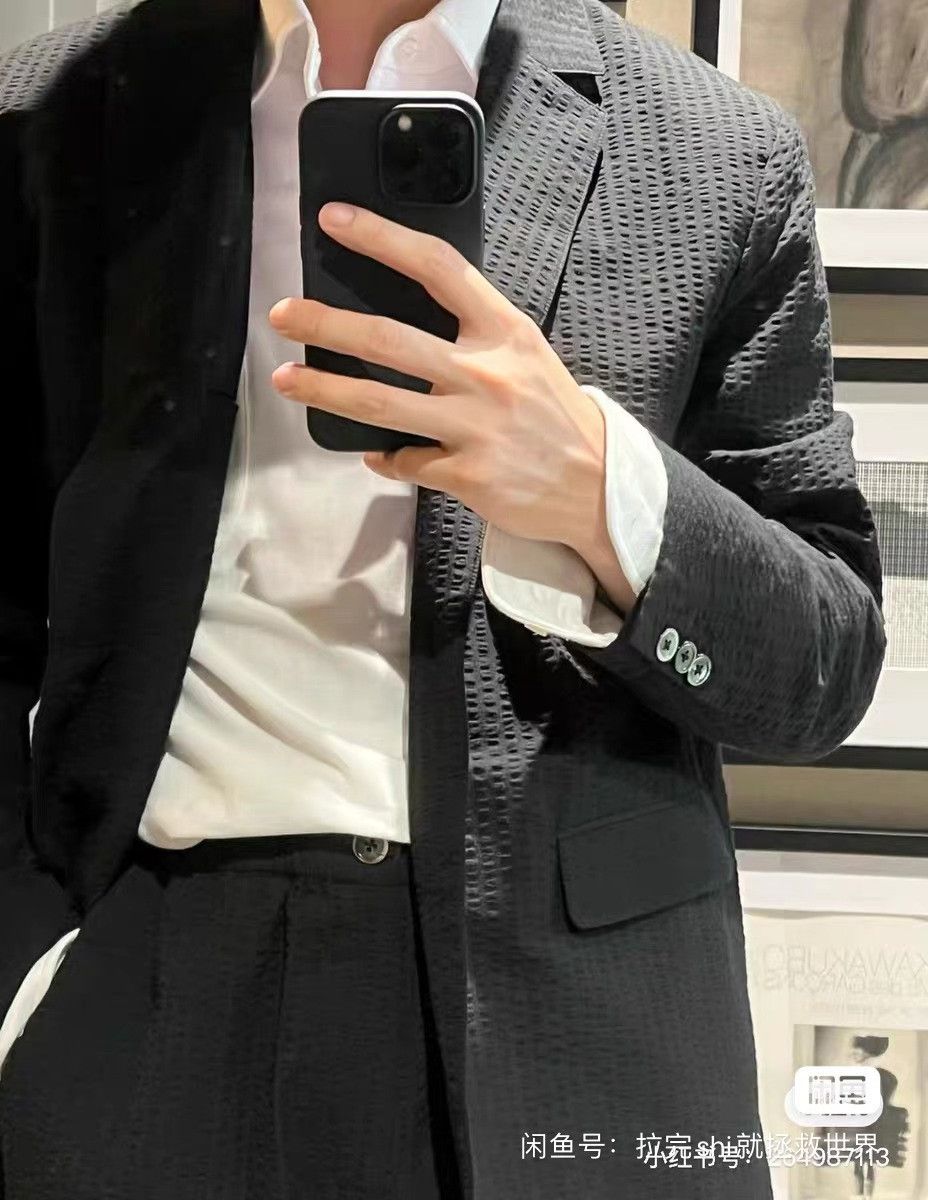 Stussy Stussy Seersucker Casual Drop-Shoulder Blazer Size US L / EU 52-54 / 3 - 2 Thumbnail