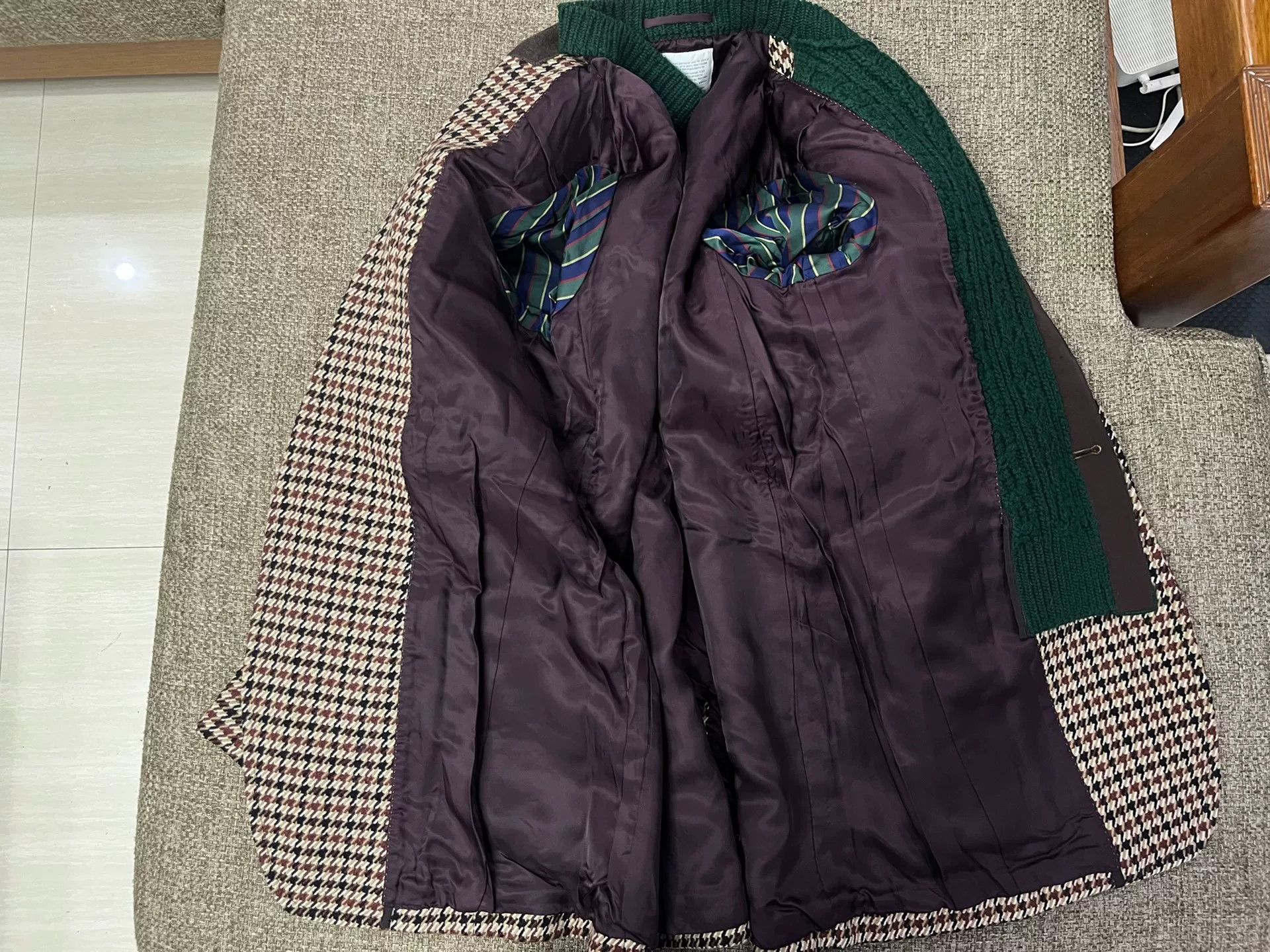 Kolor Kolor Wool Houndstooth Deconstructed Blazer Size US M / EU 48-50 / 2 - 4 Thumbnail
