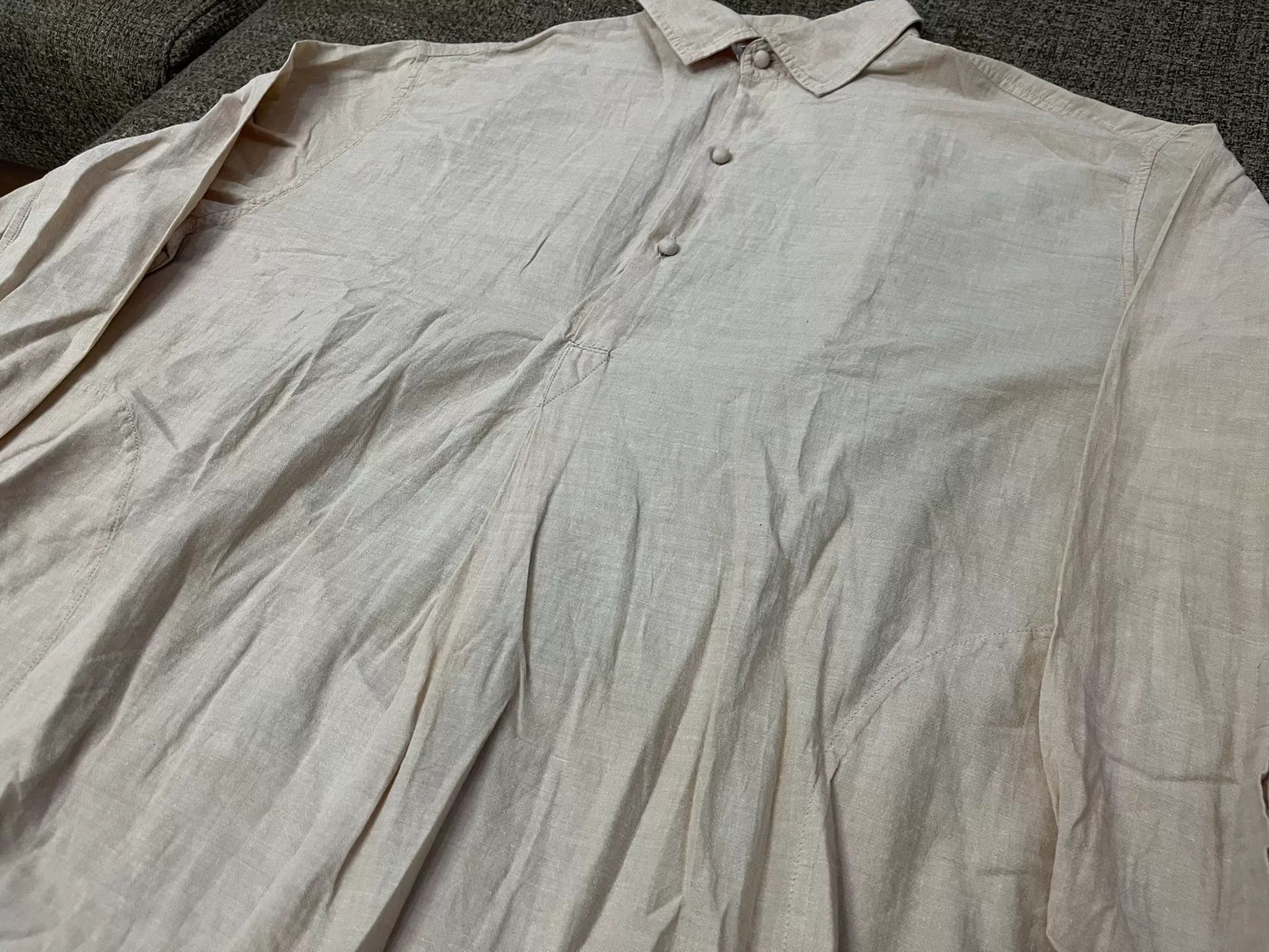Other Khadi and Co. Handmade Cotton Shirt Dress Size S / US 4 / IT 40 - 4 Thumbnail