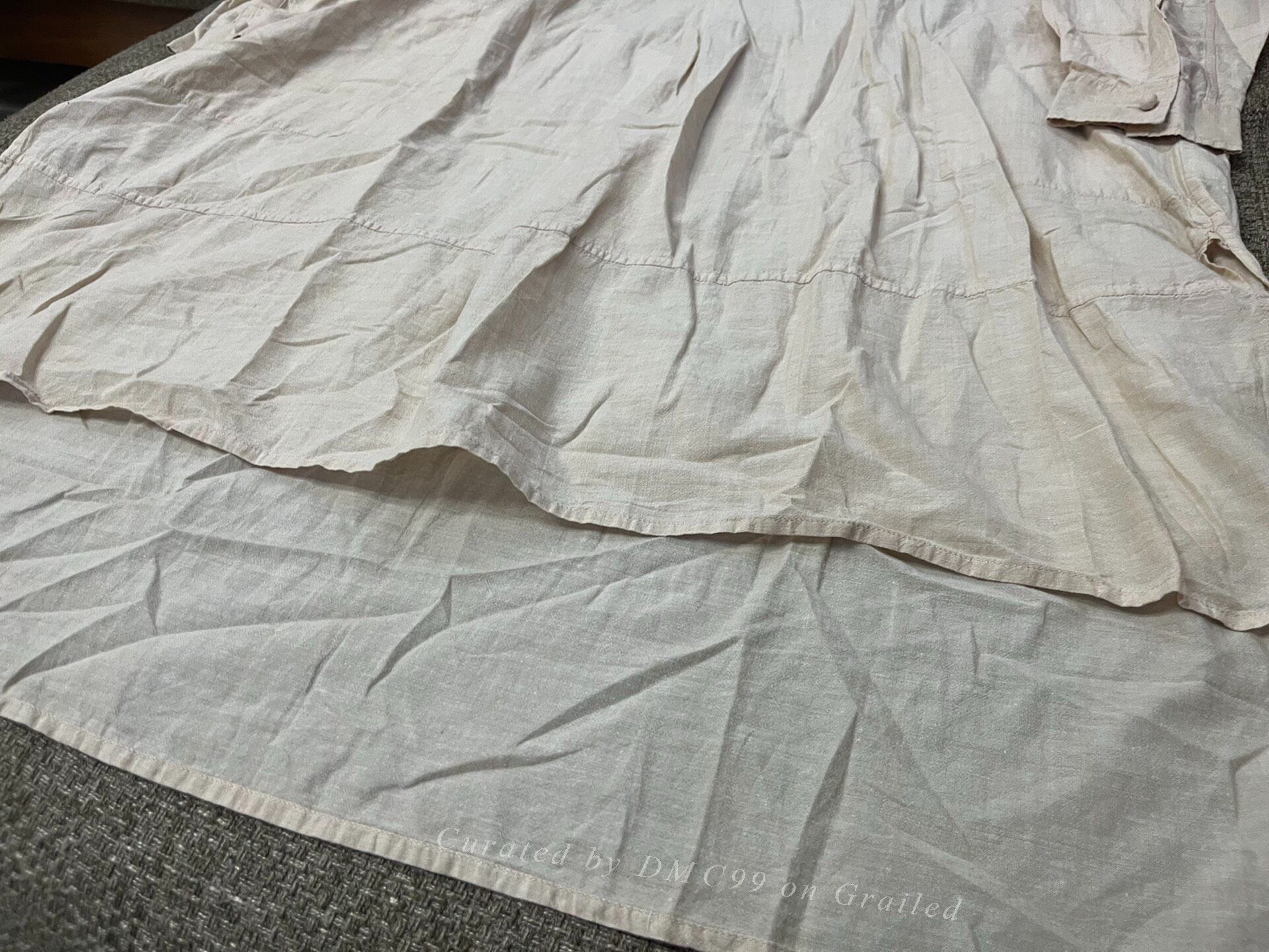 Other Khadi and Co. Handmade Cotton Shirt Dress Size S / US 4 / IT 40 - 3 Thumbnail