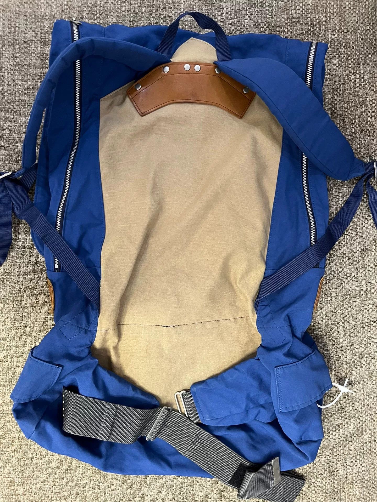 Undercover Undercover ISM Blue Limited Multi-Zip Backpack Size ONE SIZE - 2 Thumbnail