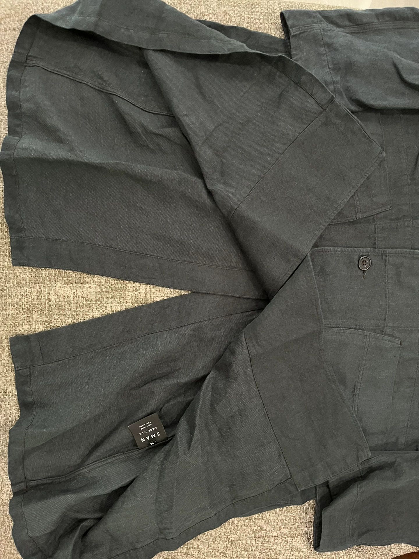 3MAN 3MAN Linen Work Coat Trench Size US M / EU 48-50 / 2 - 6 Thumbnail