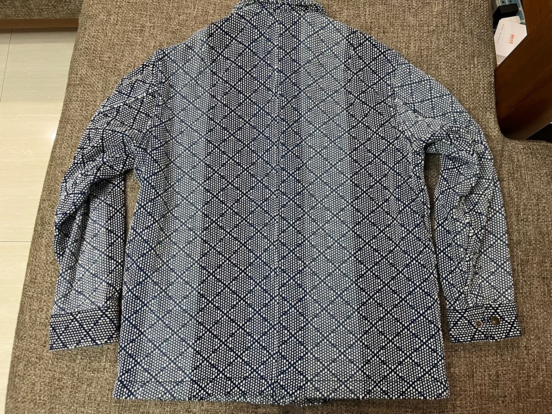 KUON Kuon Handcrafted Sashiko Indigo Coat Size US L / EU 52-54 / 3 - 2 Thumbnail