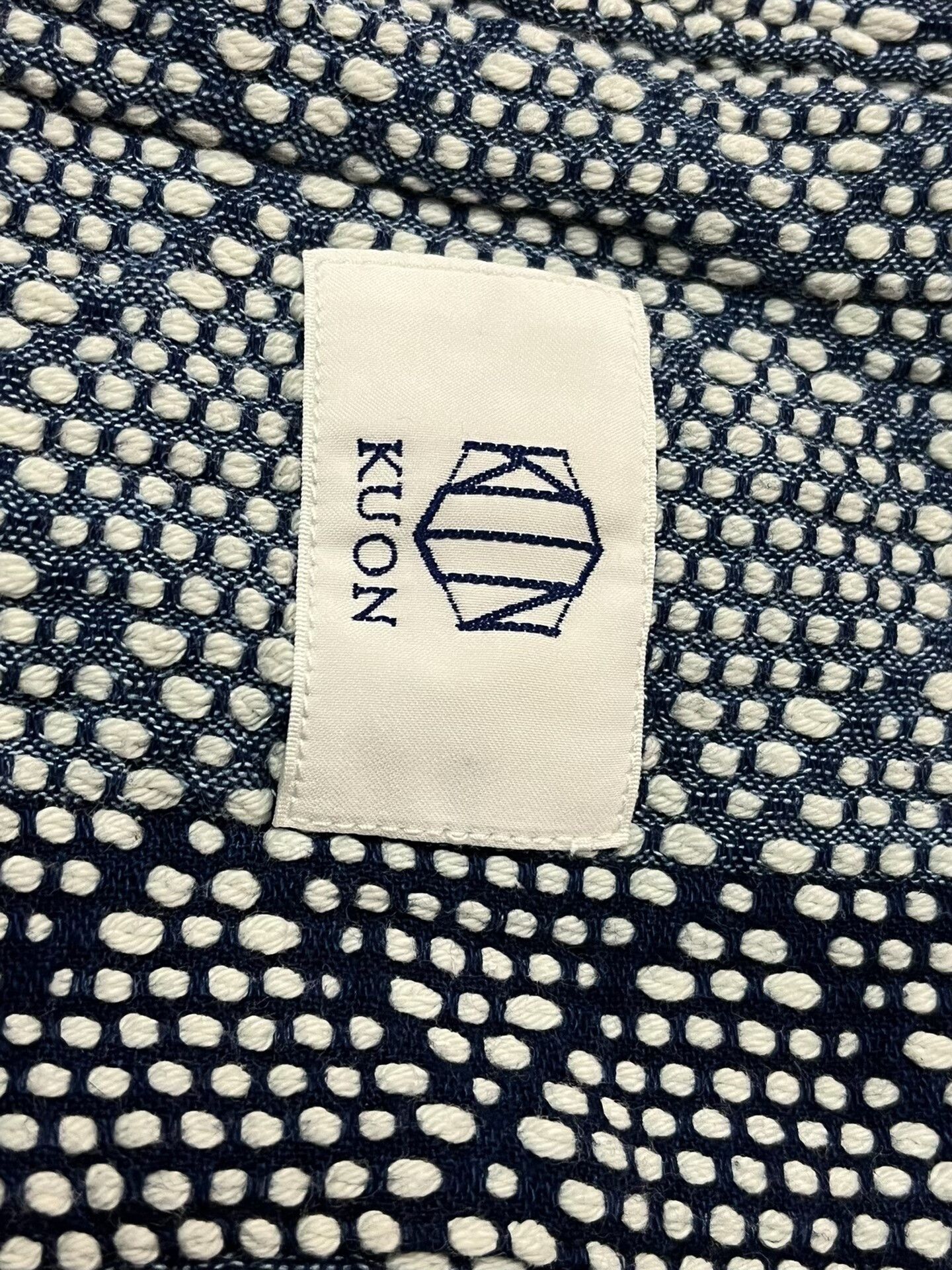 KUON Kuon Handcrafted Sashiko Indigo Coat Size US L / EU 52-54 / 3 - 7 Thumbnail