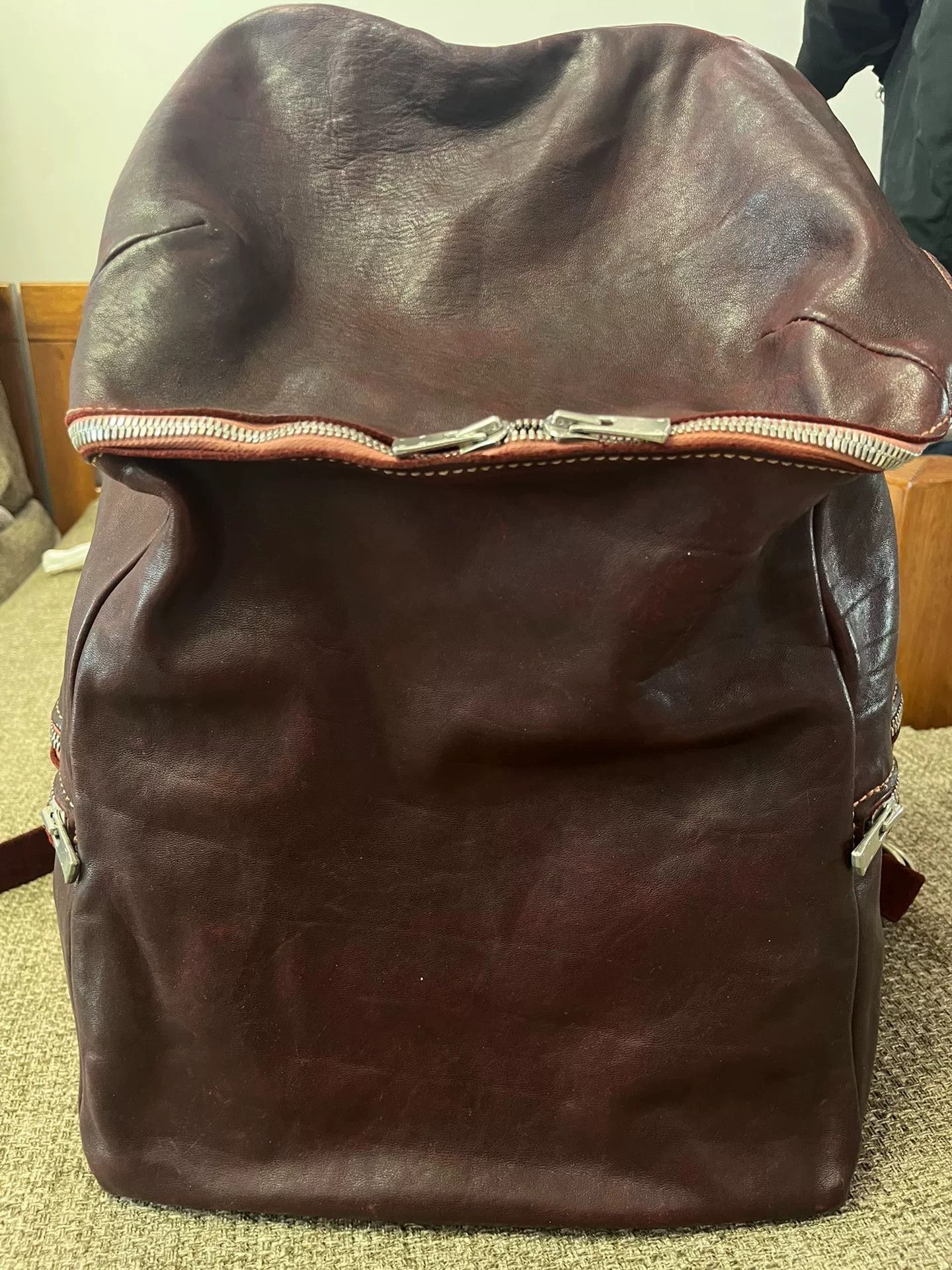 Guidi Guidi DBP08 Large Horse Leather Travel Backpack Size ONE SIZE - 2 Thumbnail