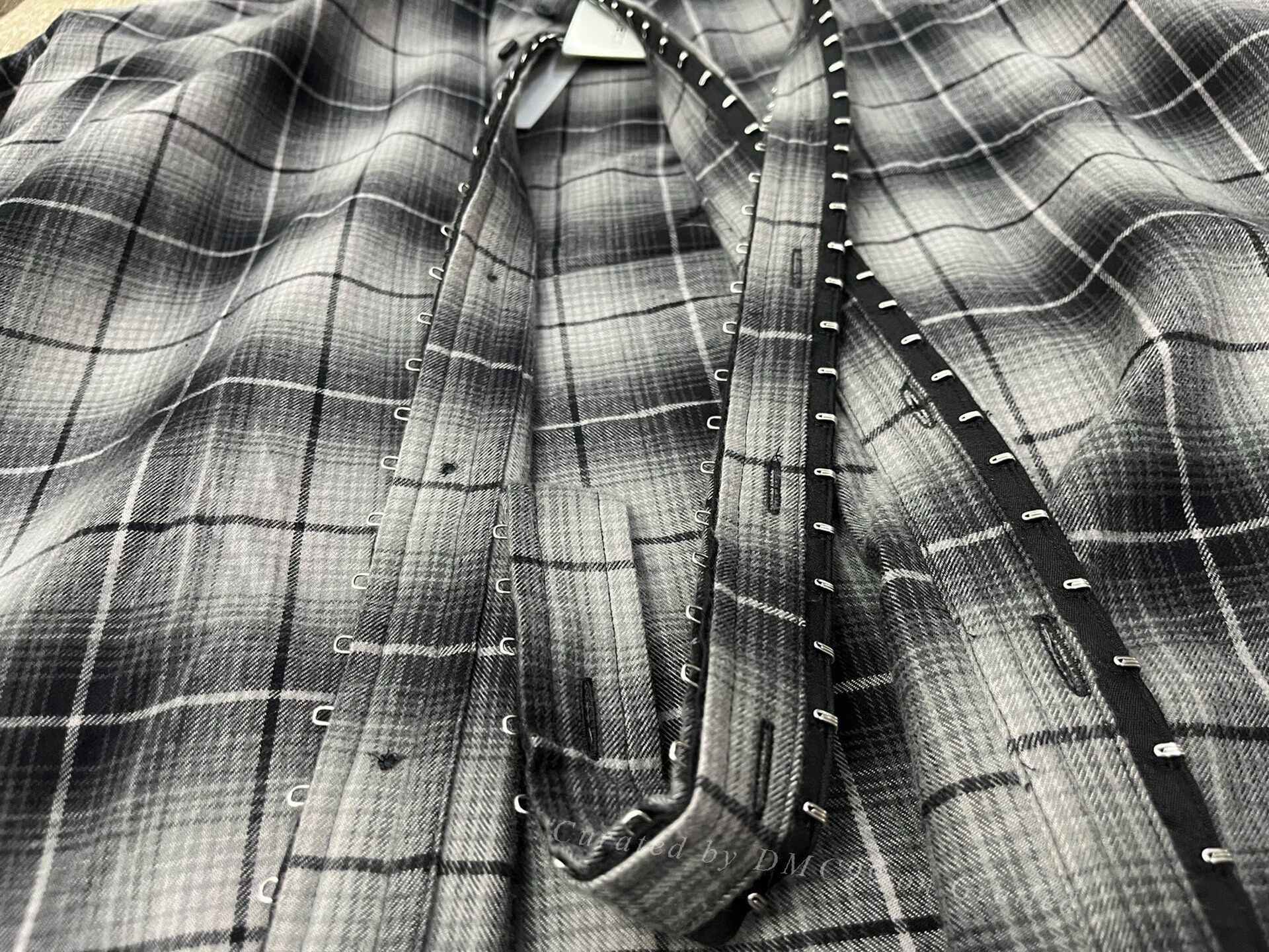 First Aid To The Injured Y/project 23AW Distorted Plaid Shirt Size US XS / EU 42 / 0 - 5 Thumbnail