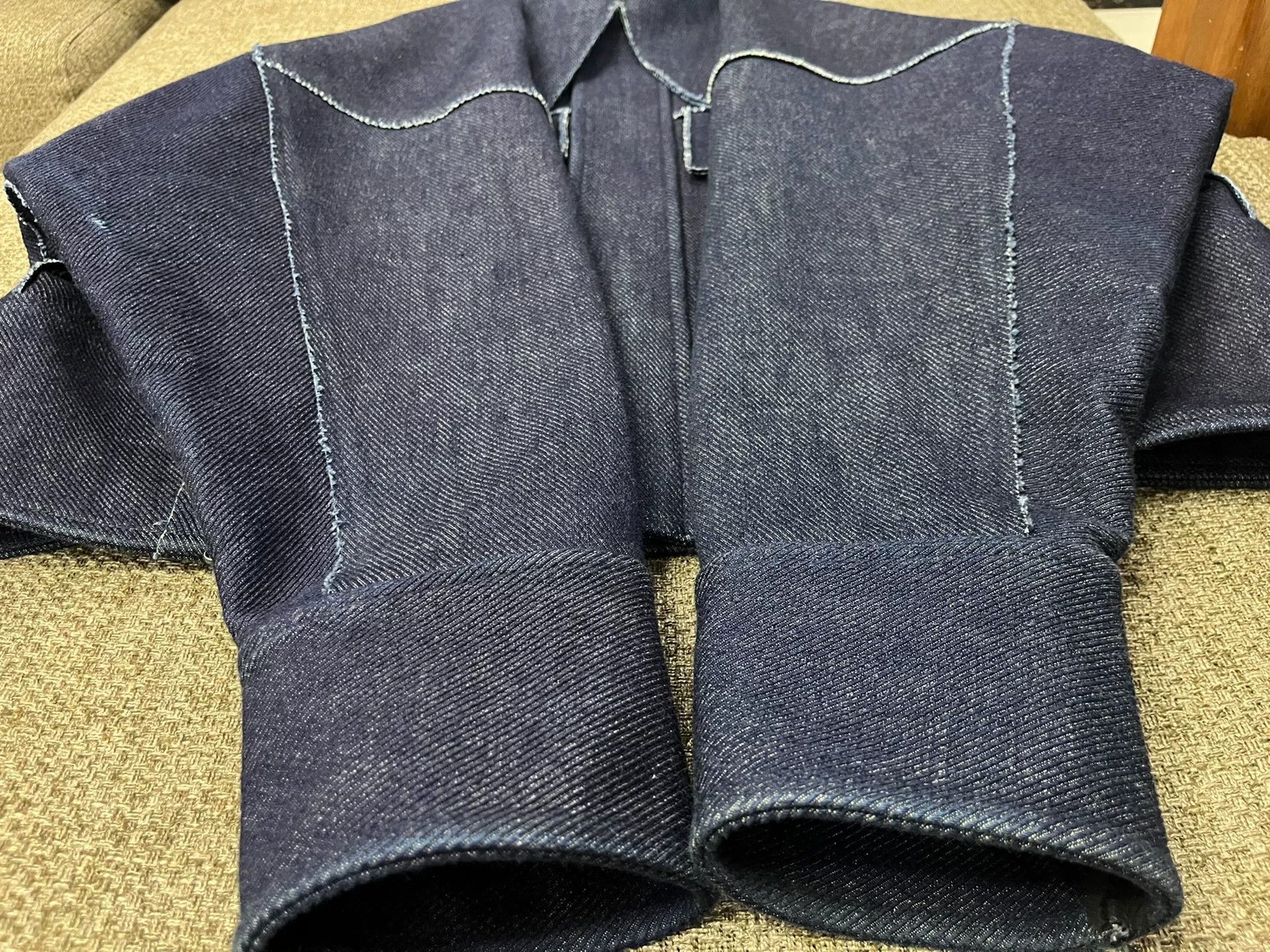 Ximon Lee Ximonlee 16SS Sword Collar Denim Jacket Size US S / EU 44-46 / 1 - 6 Thumbnail