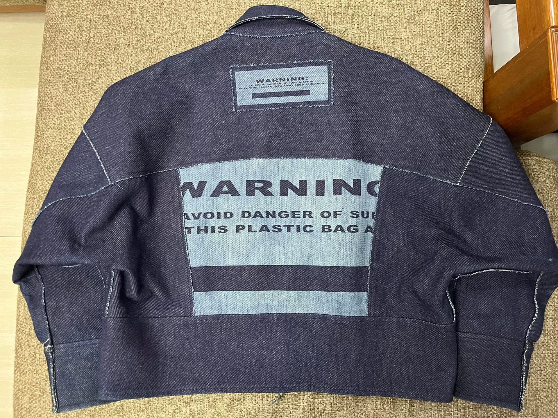 Ximon Lee Ximonlee 16SS Sword Collar Denim Jacket Size US S / EU 44-46 / 1 - 3 Thumbnail