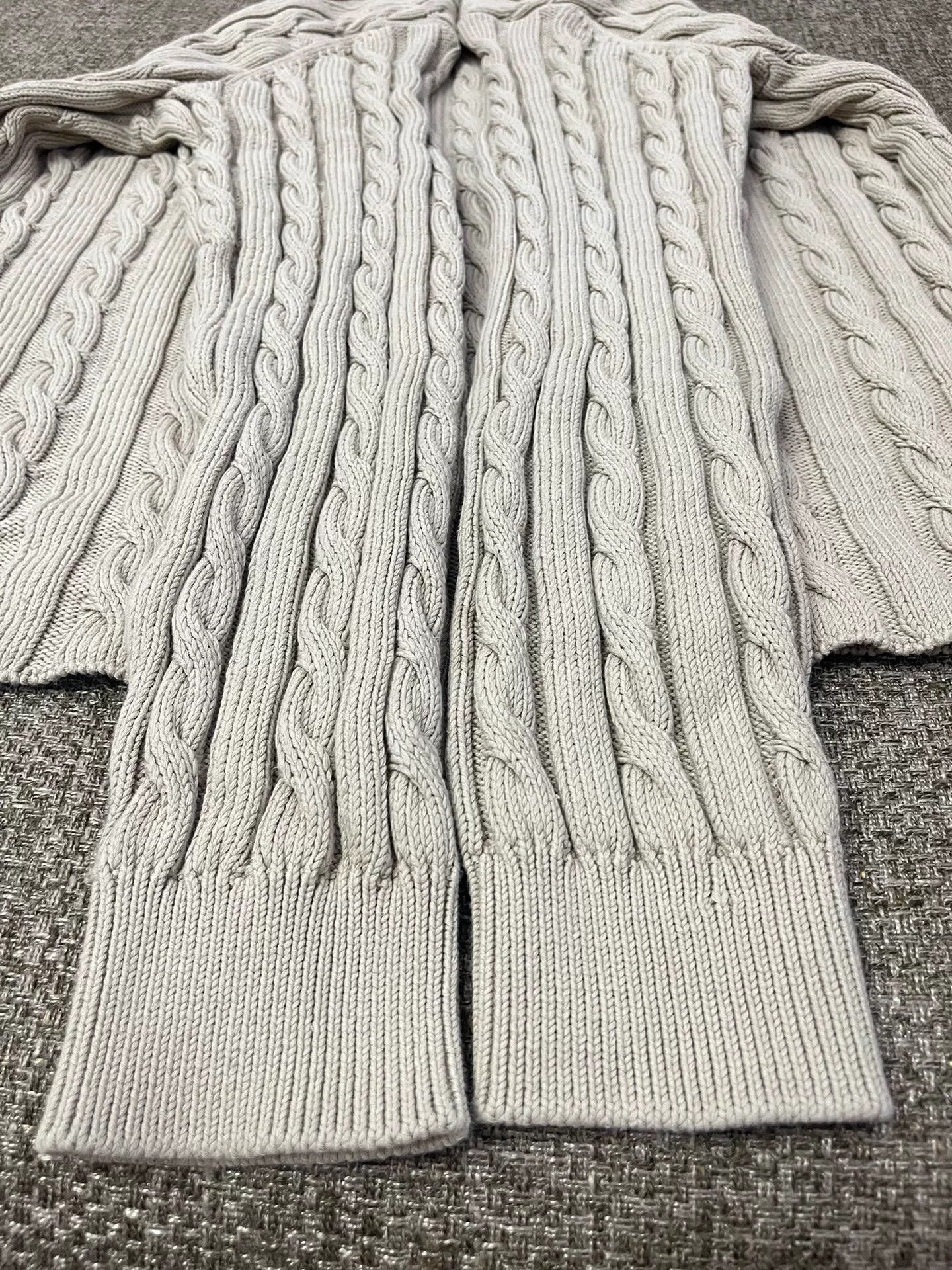 Auralee Auralee College Cable Knit Sweater Size US XXL / EU 58 / 5 - 4 Thumbnail