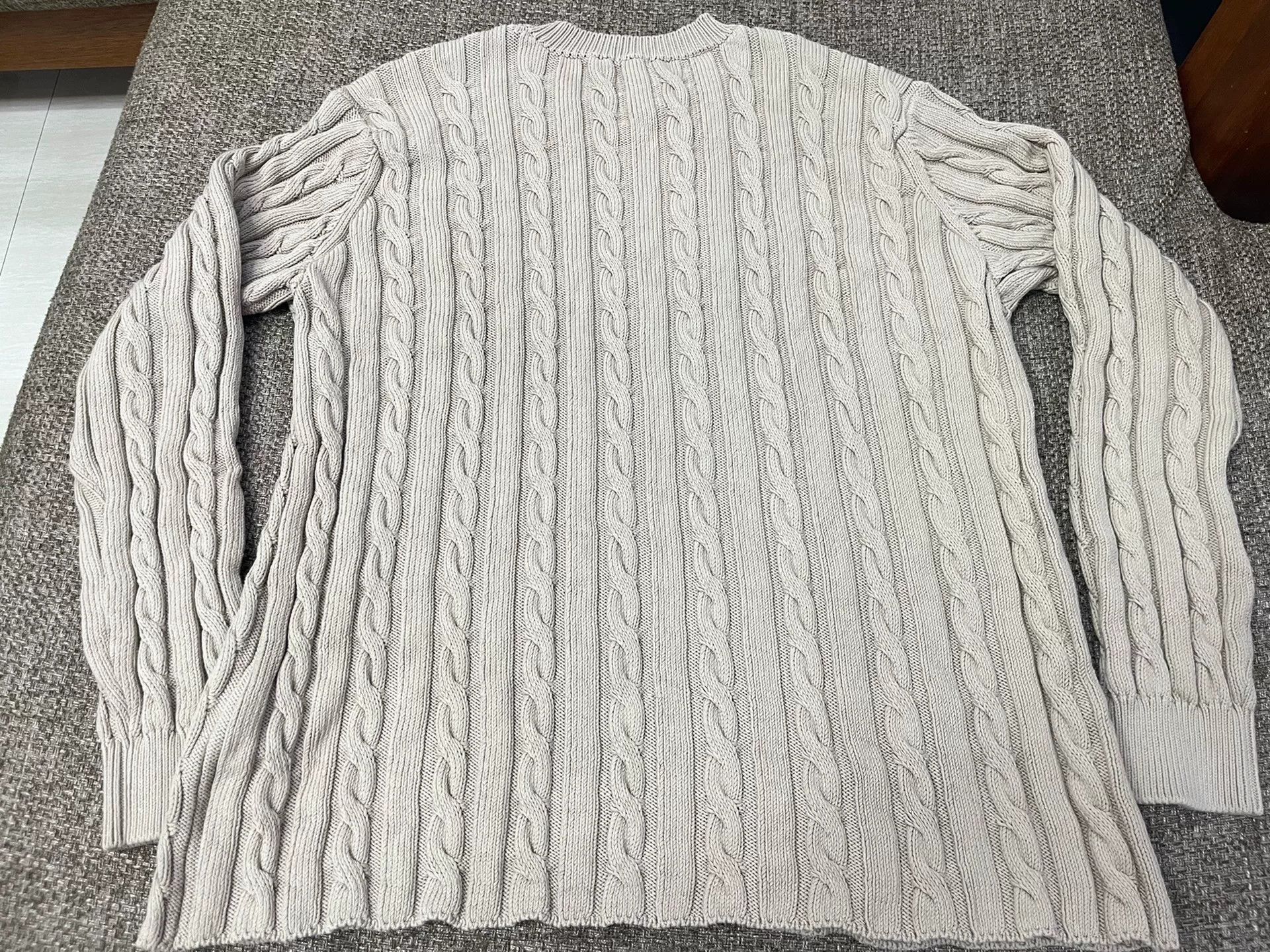 Auralee Auralee College Cable Knit Sweater Size US XXL / EU 58 / 5 - 3 Thumbnail
