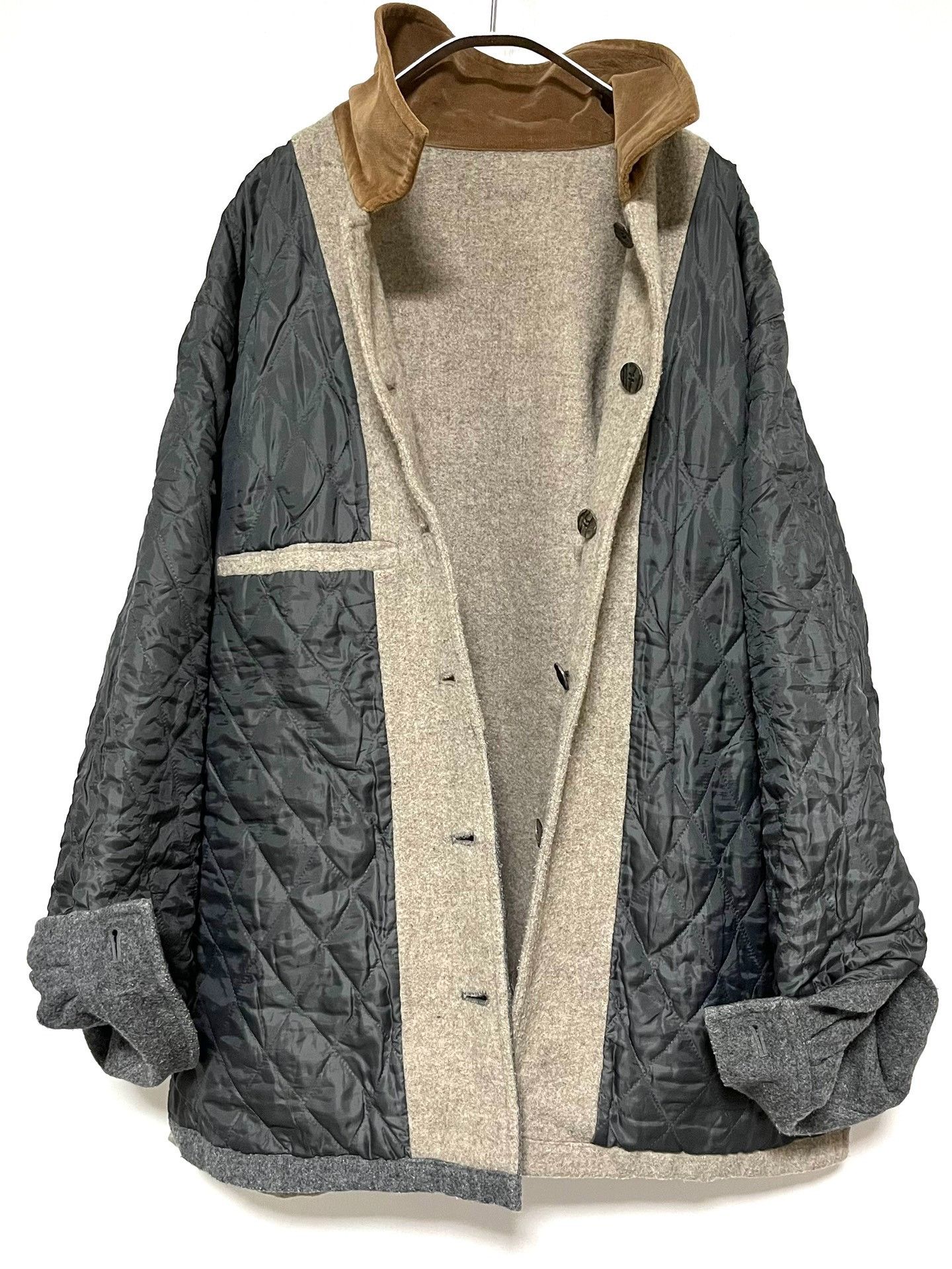 Mr. Junko Mr.JUNKO Color-Blocked Wool Hunting Jacket Size US L / EU 52-54 / 3 - 8 Thumbnail