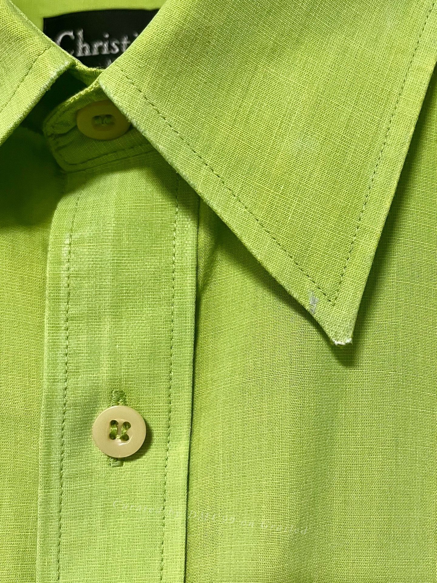 Christian Dior Monsieur Christian Dior Monsieur Grass Green Men's Shirt Size US L / EU 52-54 / 3 - 4 Thumbnail
