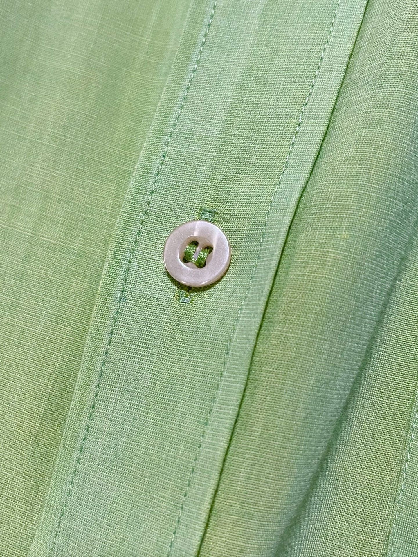 Christian Dior Monsieur Christian Dior Monsieur Grass Green Men's Shirt Size US L / EU 52-54 / 3 - 2 Thumbnail