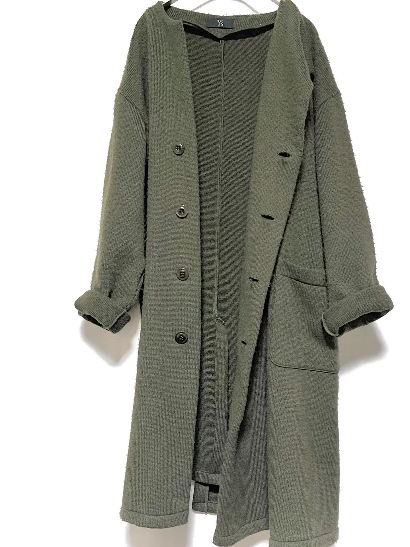 Yohji Yamamoto Yohji Yamamoto Y's Wool Coat Size US M / EU 48-50 / 2 - 2 Thumbnail