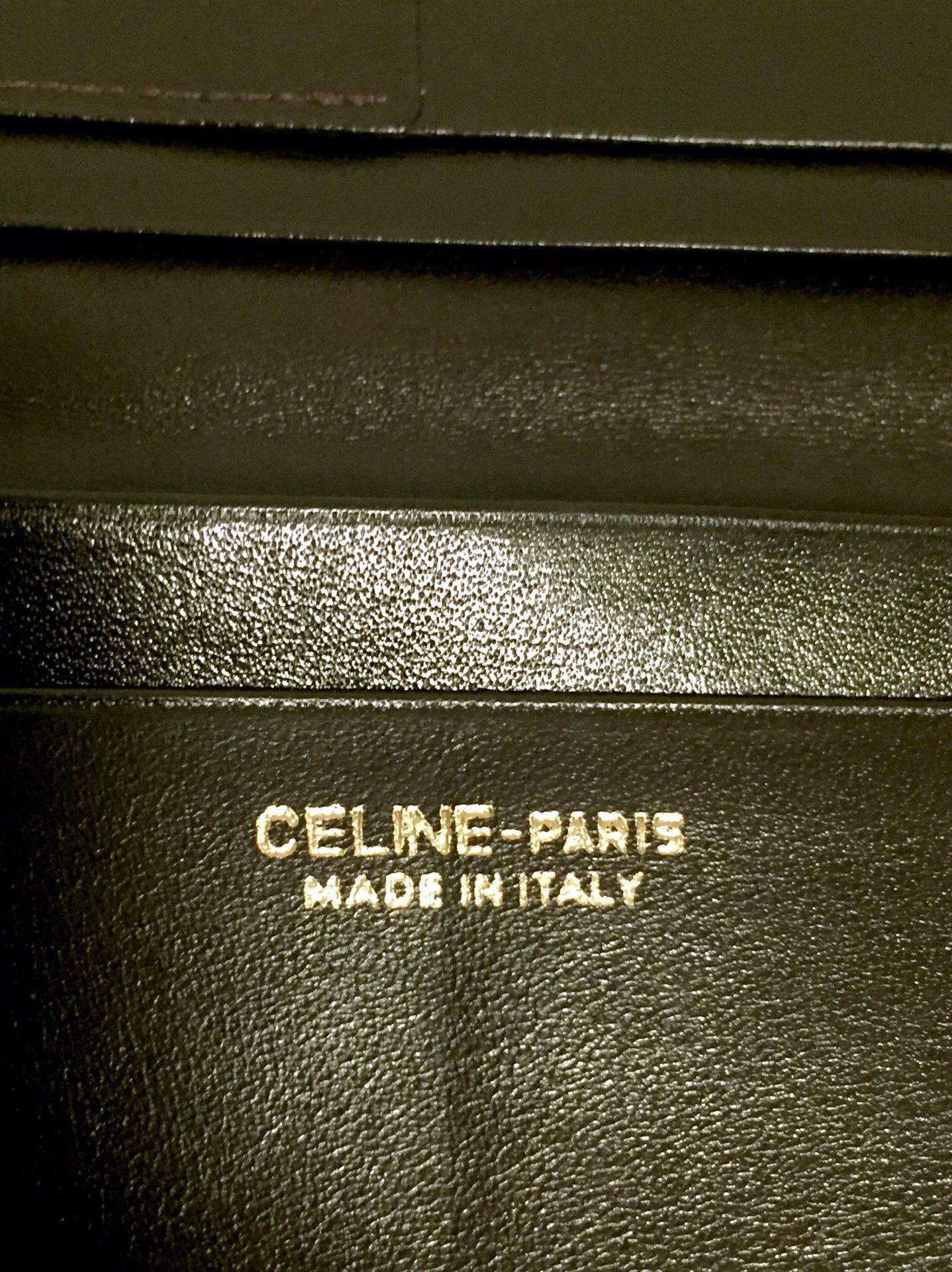 Celine CELINE Long Wallet with Logo & Carriage Size ONE SIZE - 4 Thumbnail