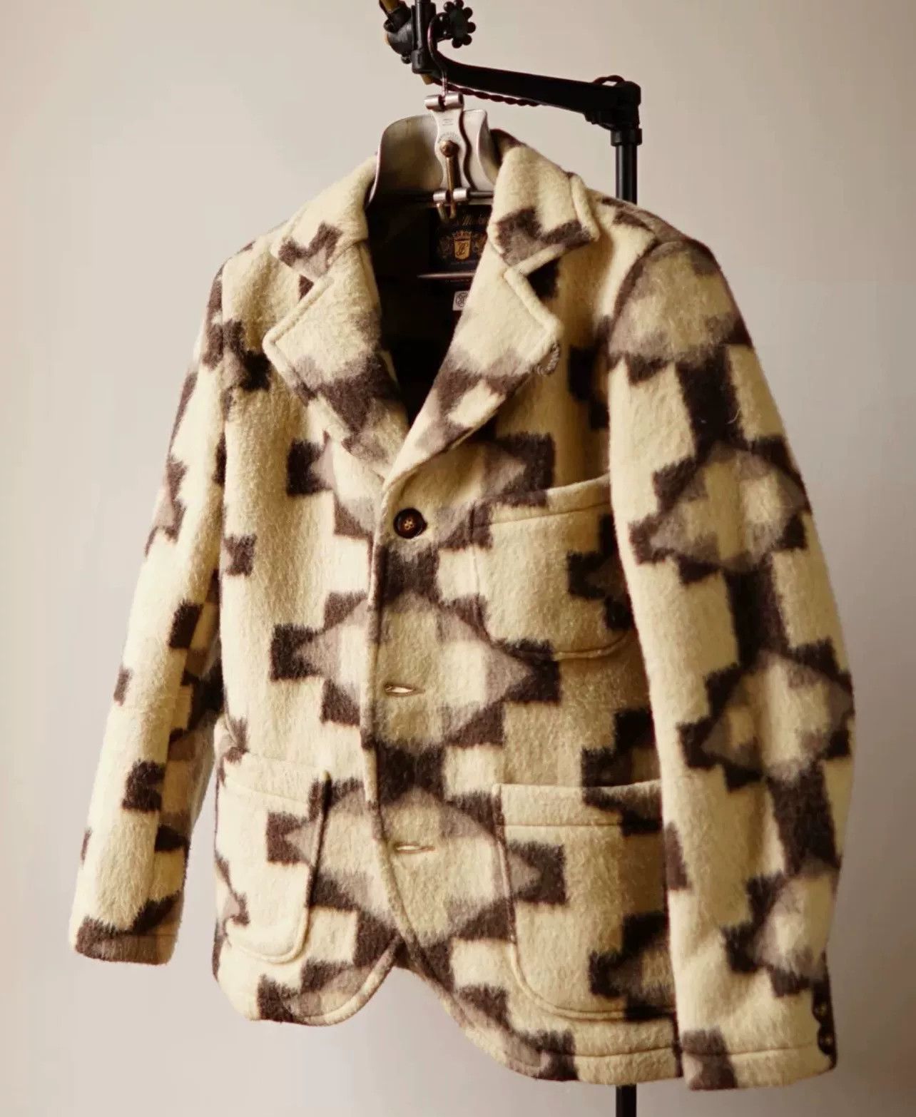 Full Count & Co. Fullcount Indian Style Wool Winter Coat Size US M / EU 48-50 / 2 - 4 Thumbnail