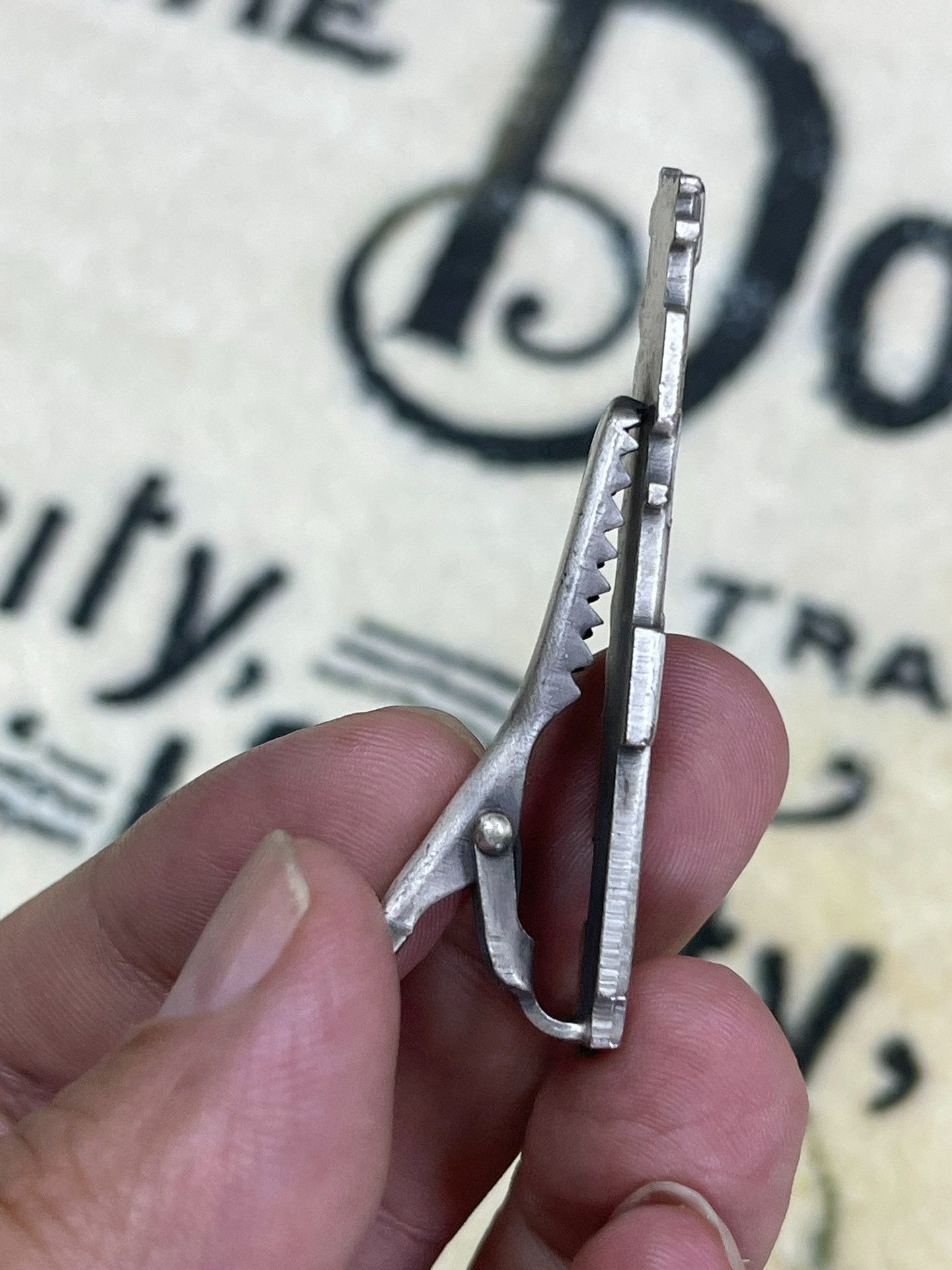 Other Antique Sterling Silver Locomotive Tie Clip Size ONE SIZE - 3 Thumbnail