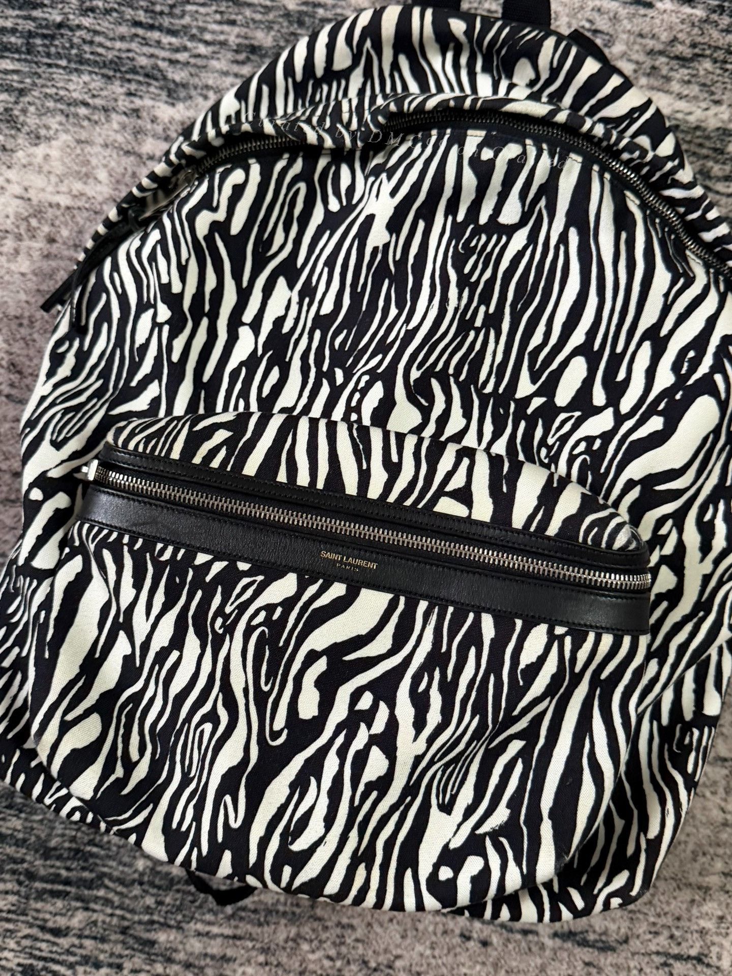 Saint Laurent Paris Saint Laurent YSL 16SS Zebra Print Backpack Size ONE SIZE - 2 Thumbnail